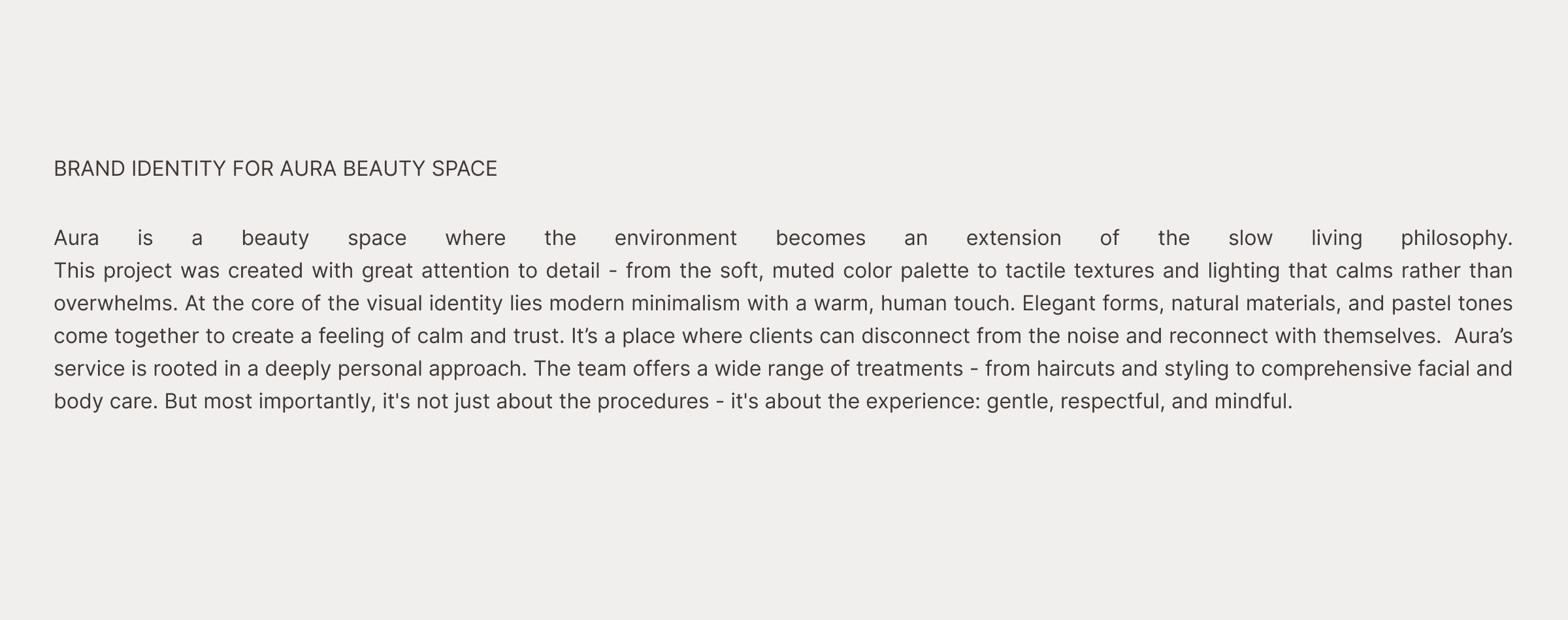 AURA BEAUTY SPACE — Изображение №2 — Брендинг на Dprofile