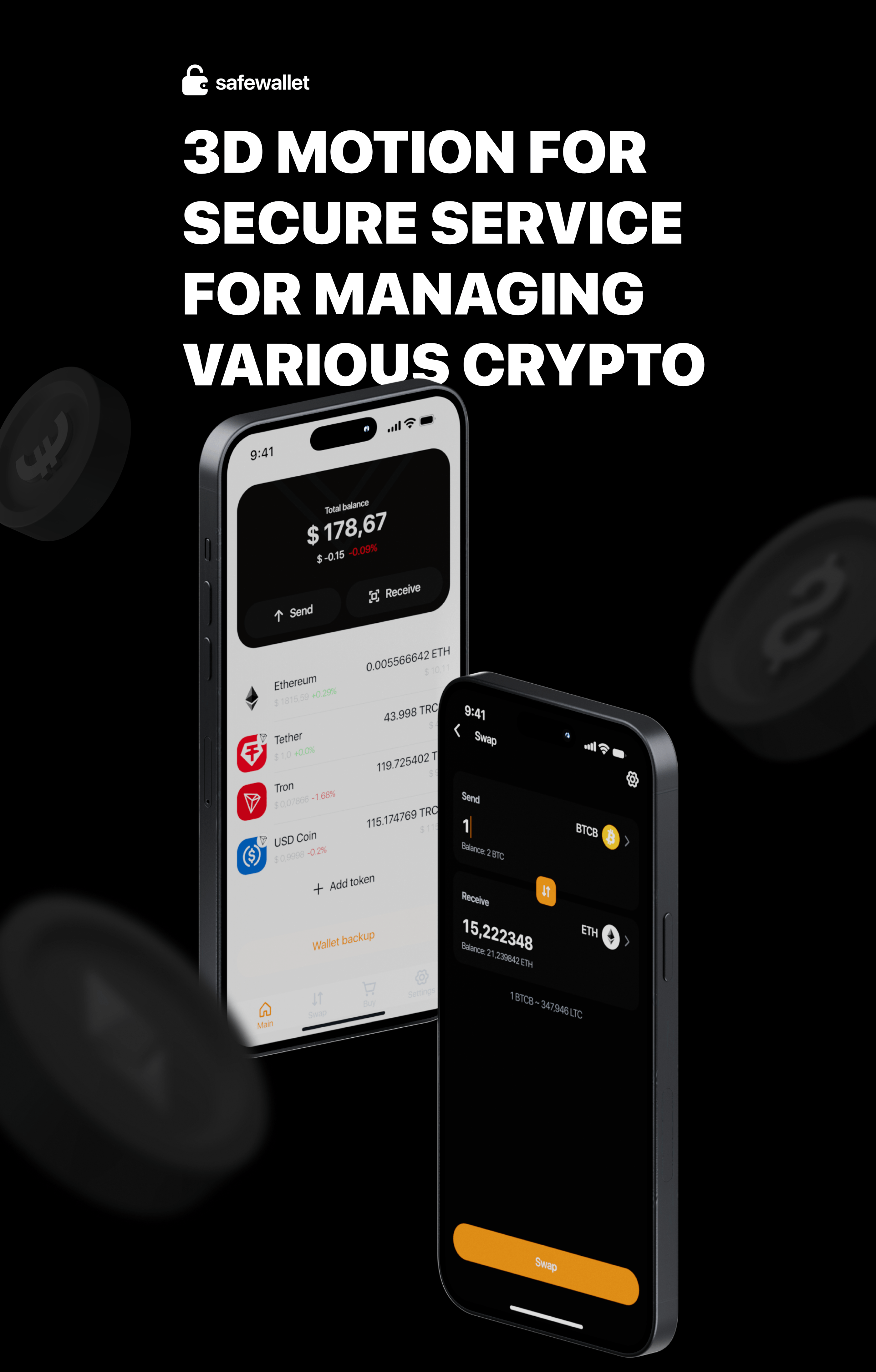 Safewallet | App Promo — Изображение №1 — 3D, Анимация на Dprofile