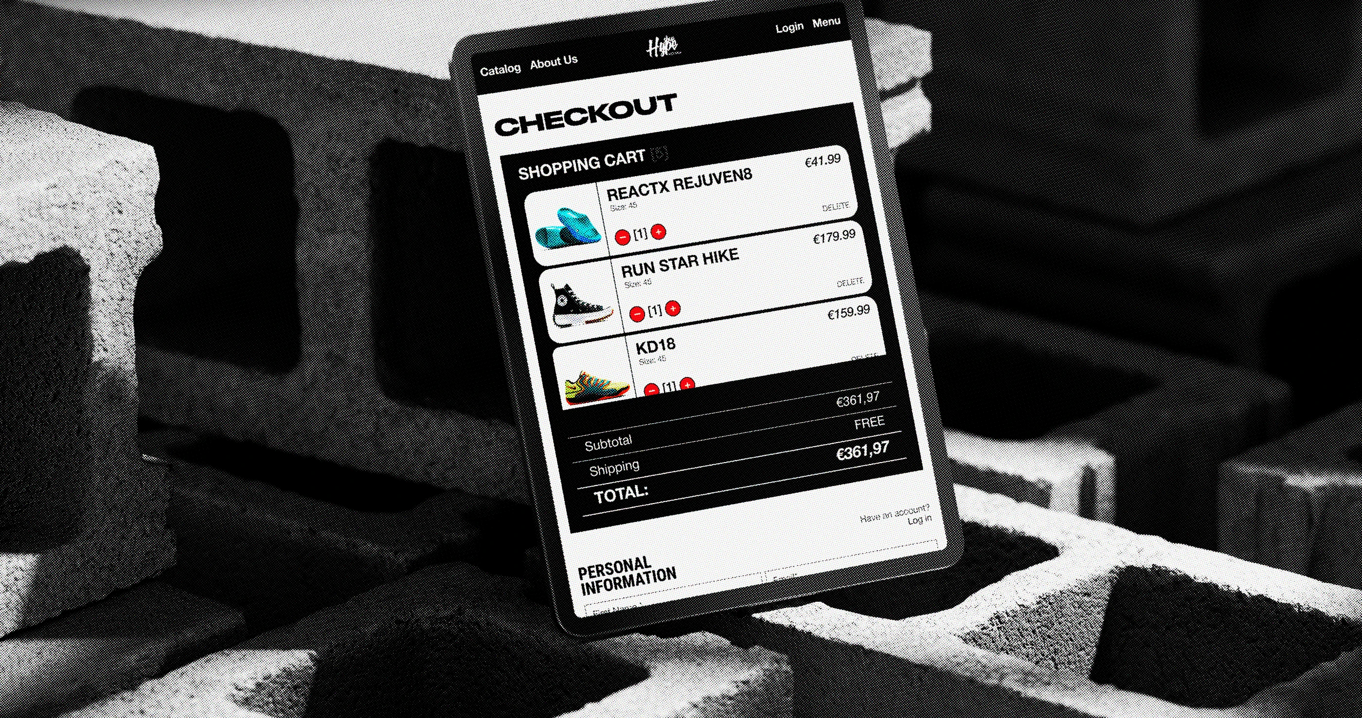 Hypeshop - онлайн магазин кроссовок (дизайн-концепт)) — Изображение №12 — Интерфейсы, Брендинг на Dprofile