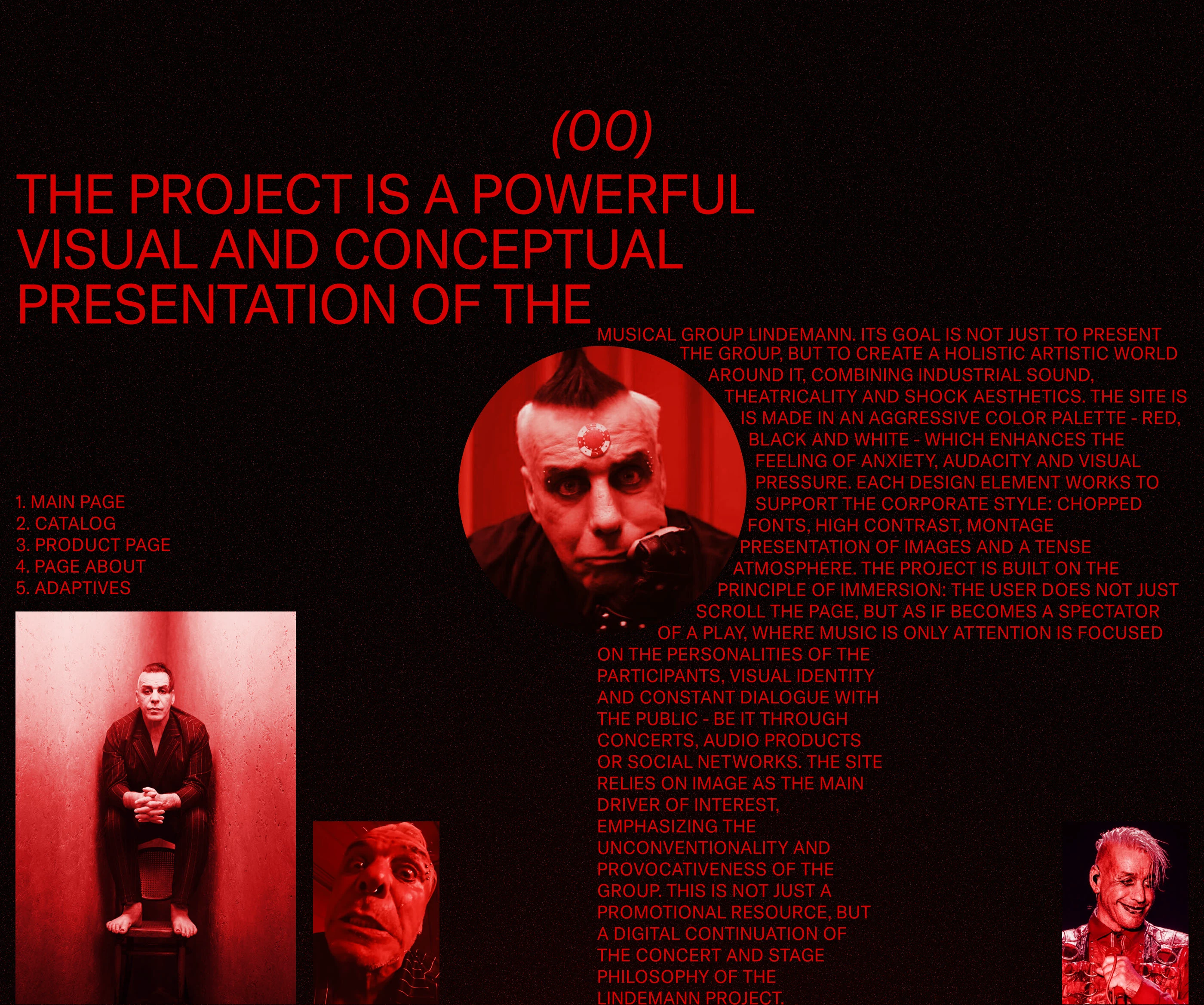 TILL LINDEMANN | Corporate website — Изображение №2 — Интерфейсы, Графика на Dprofile