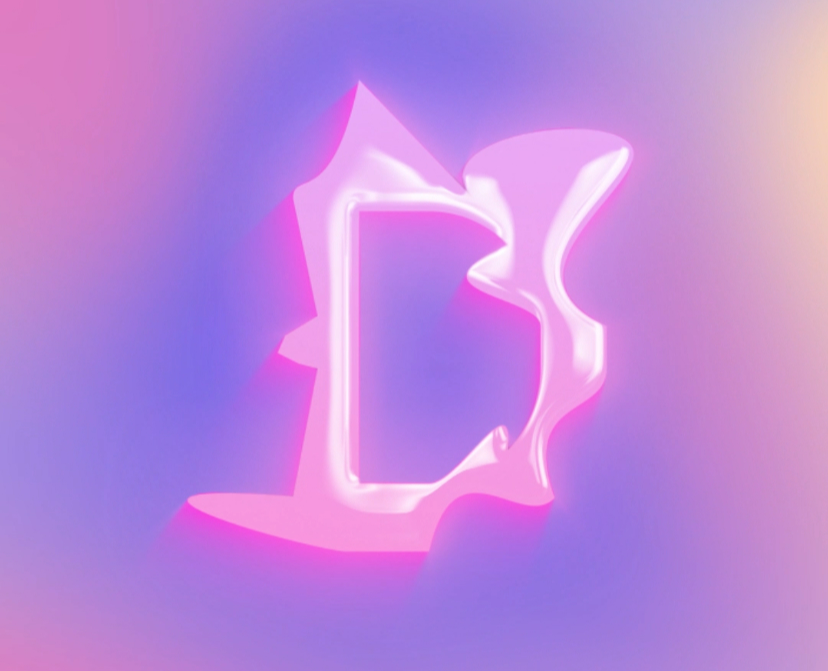 Анимация Gradient D — Брендинг, Анимация на Dprofile