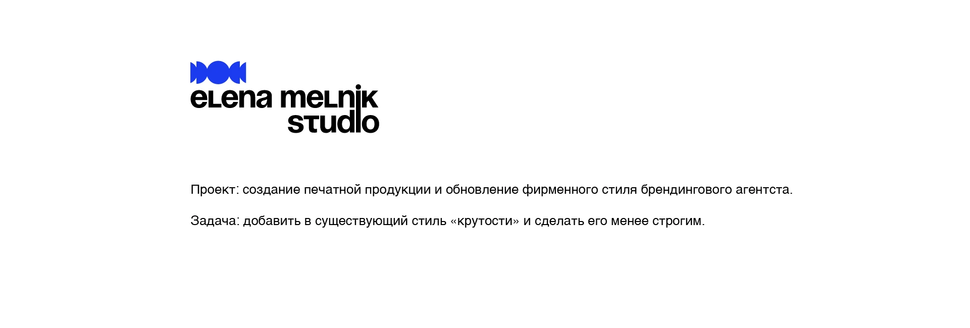 Рестайлинг студии Елены Мельник — Изображение №3 — Брендинг на Dprofile