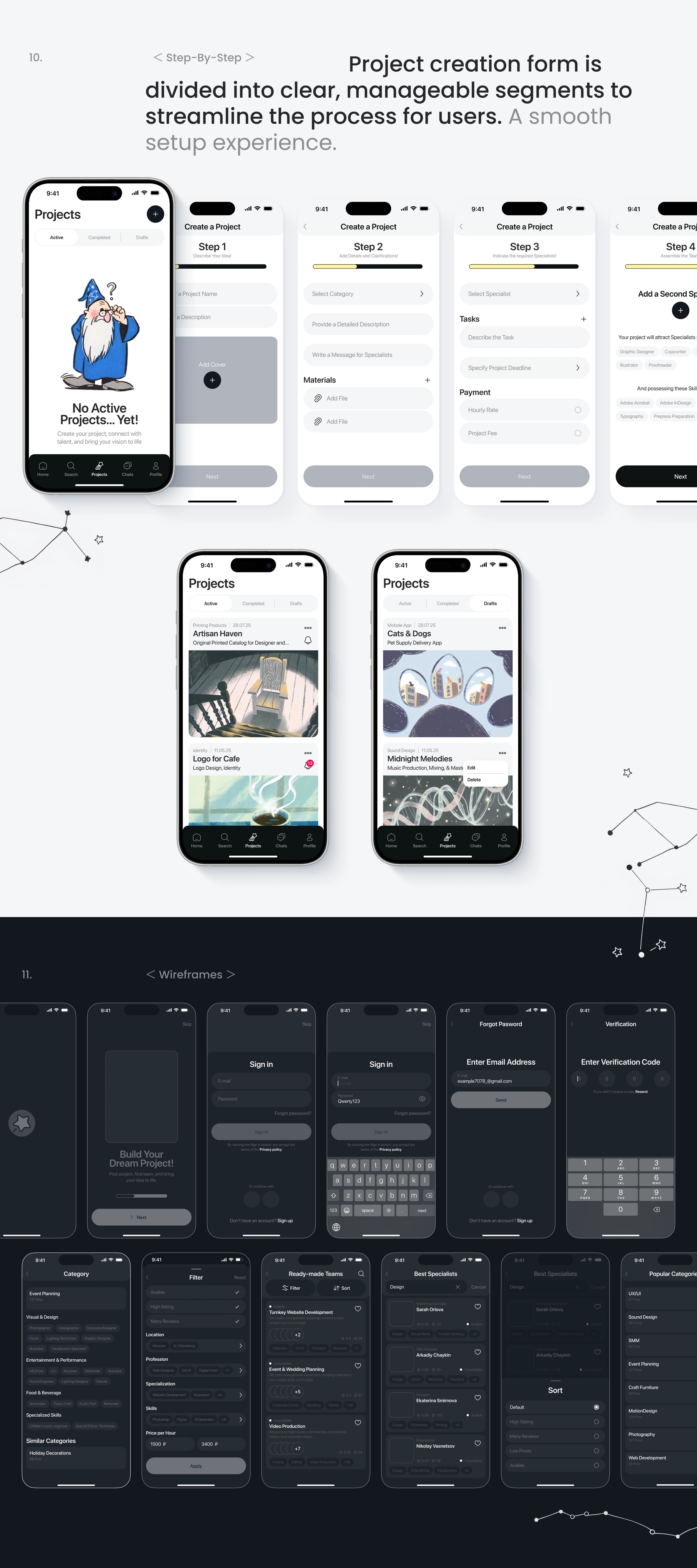 Star Team | Mobil App — Изображение №8 — Интерфейсы на Dprofile