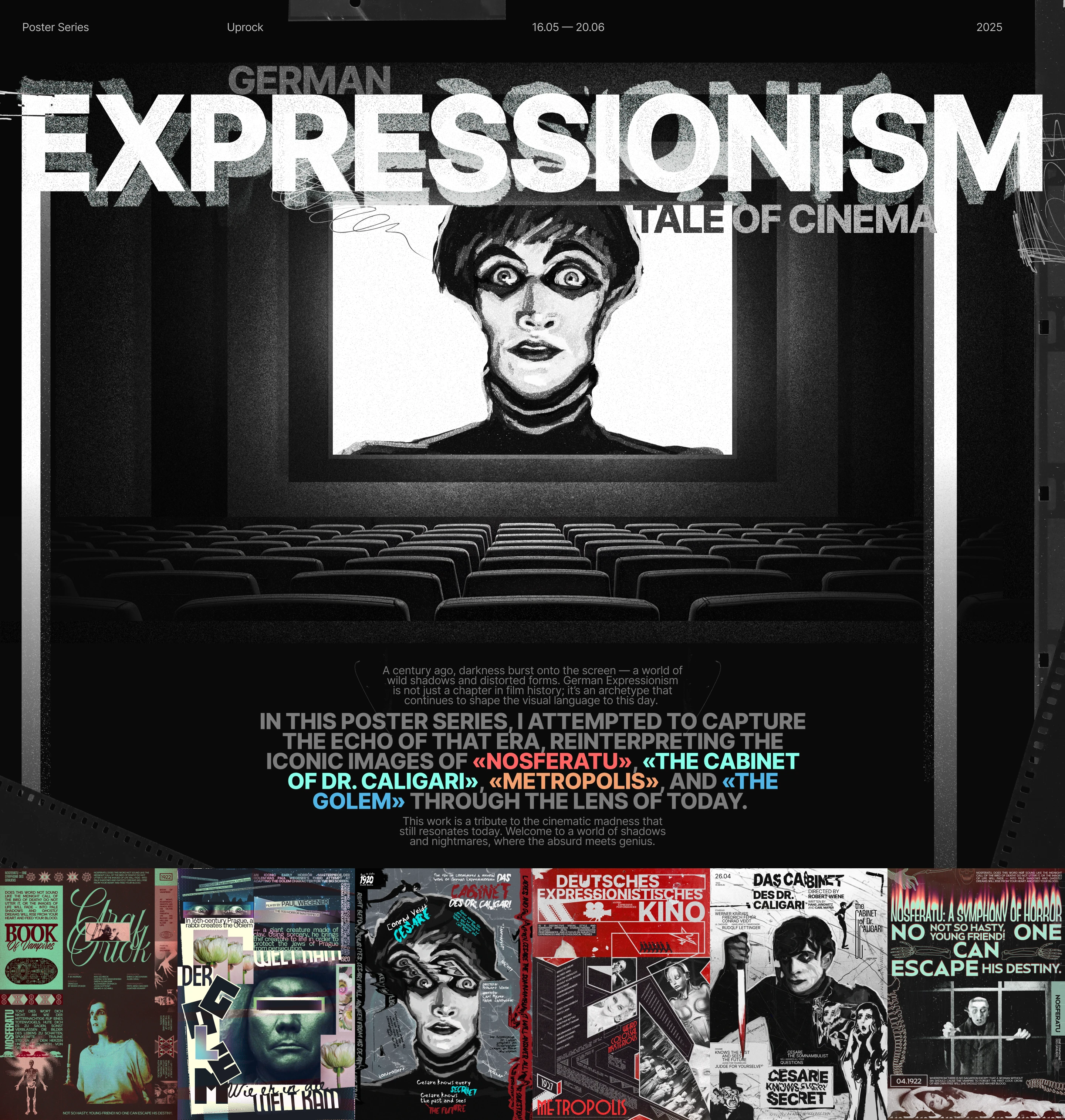 German Expressionism | Poster Series — Изображение №1 — Графика на Dprofile
