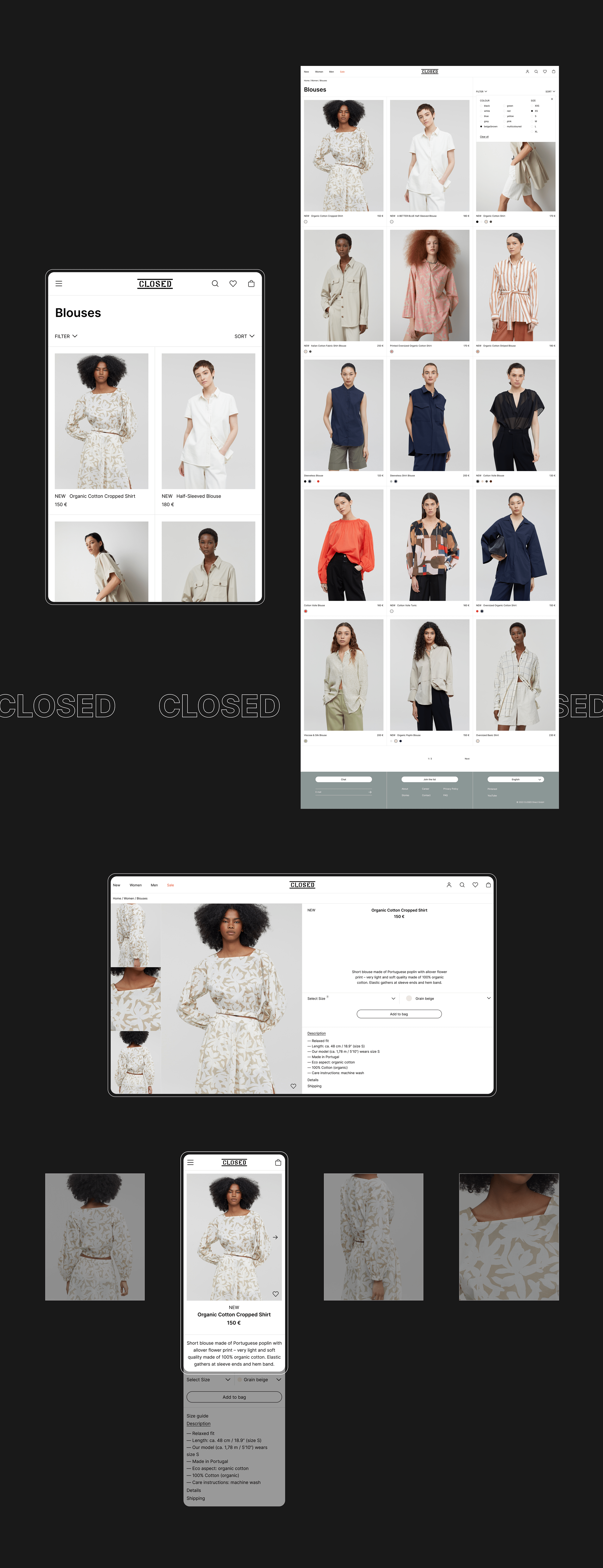 CLOSED | E-Commerce Redesign Concept — Изображение №4 — Интерфейсы, Брендинг на Dprofile