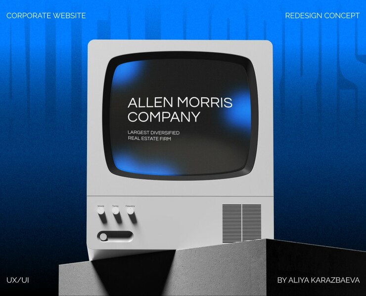 Allen Morris Company | Corporate website redesign — Интерфейсы на Dprofile