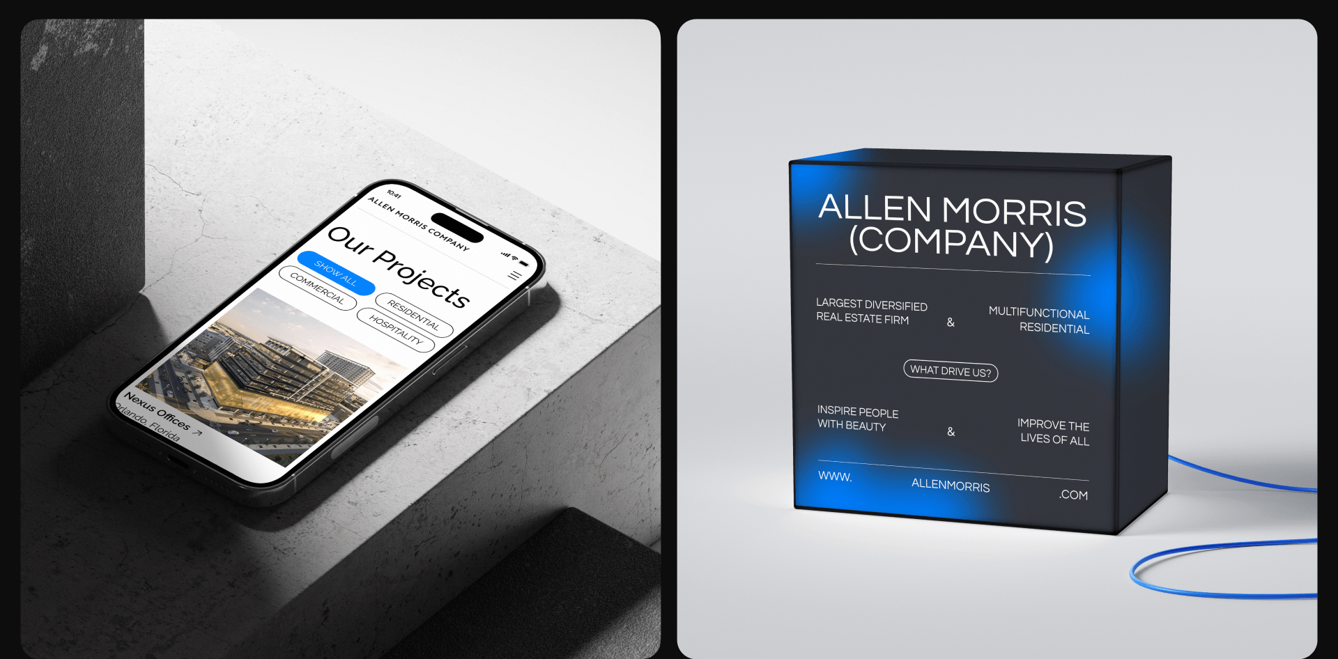 Allen Morris Company | Corporate website redesign — Изображение №3 — Интерфейсы на Dprofile