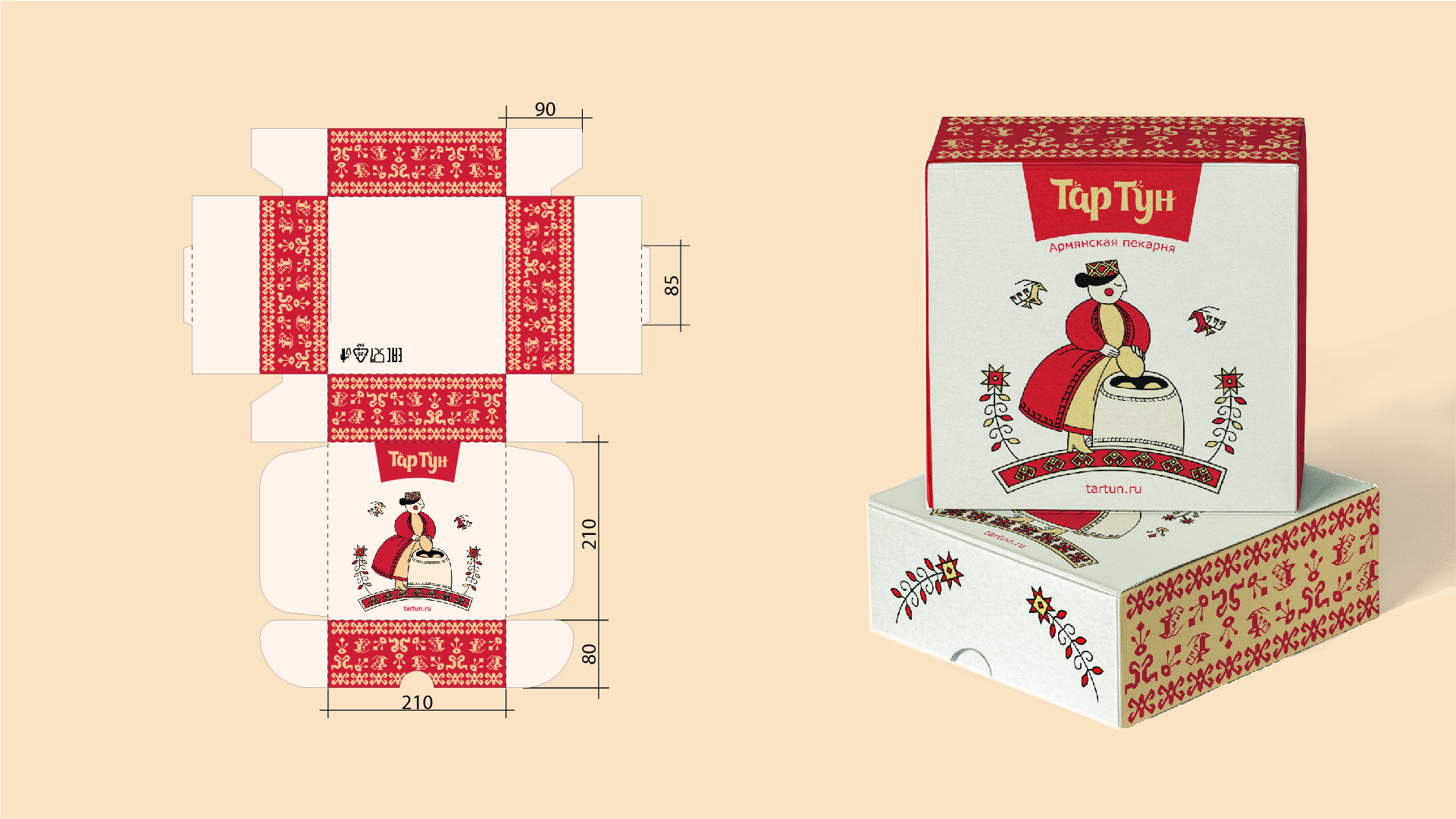 Дизайн серии упаковок для пекарни «Тар тун» — Изображение №9 — Брендинг на Dprofile