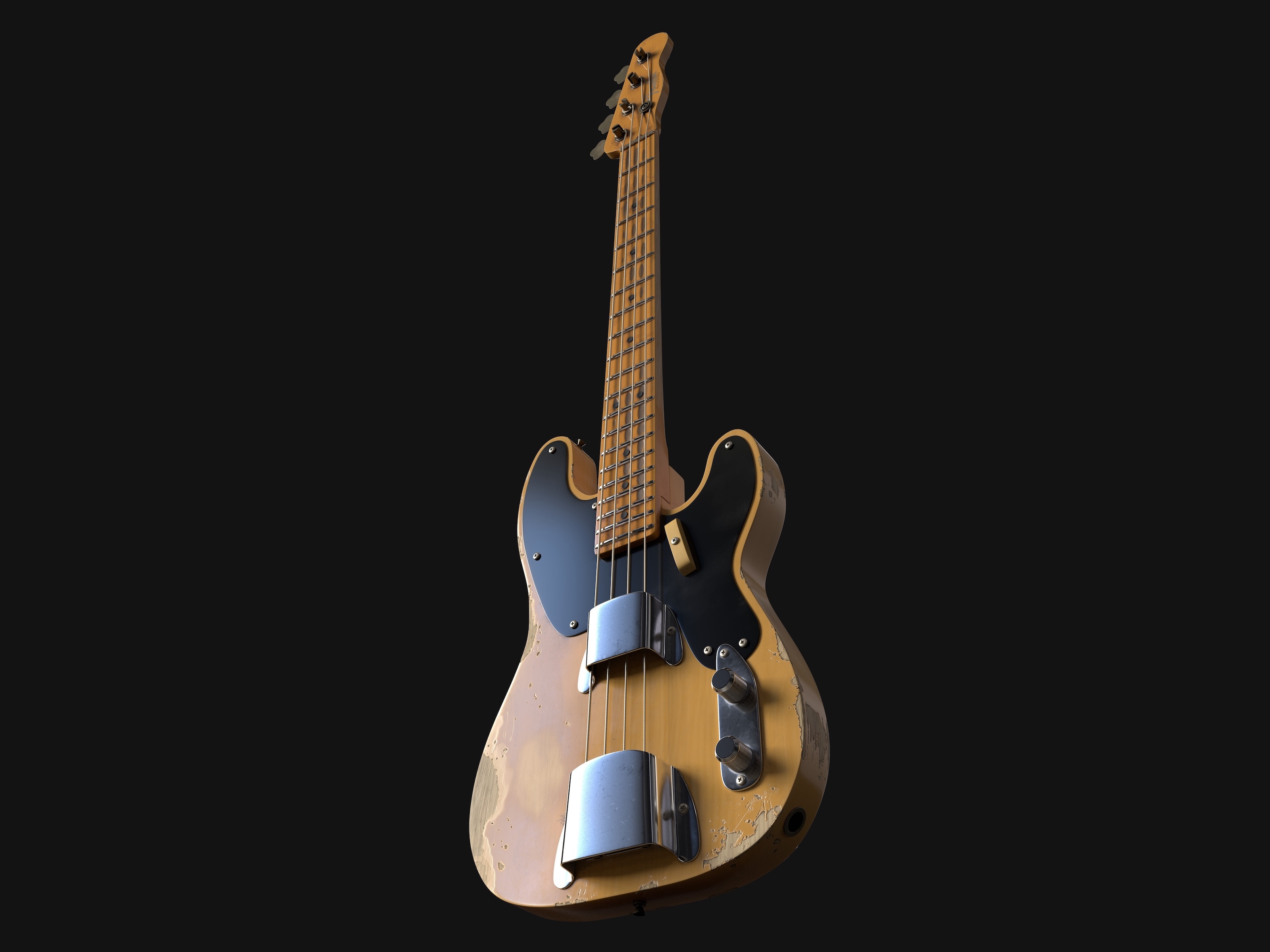«Fender Precision Bass (1953)» — Изображение №7 — 3D на Dprofile