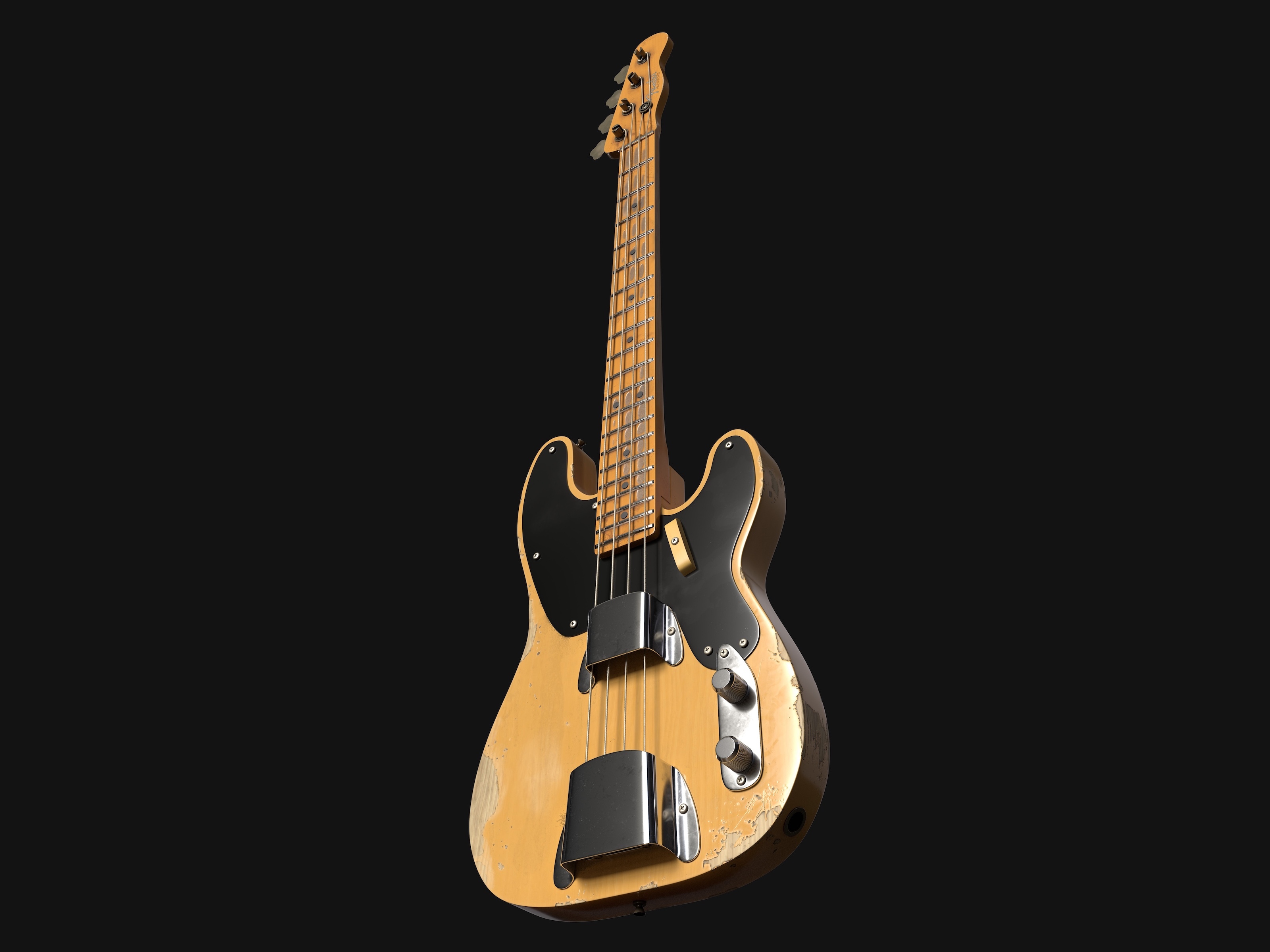 «Fender Precision Bass (1953)» — Изображение №6 — 3D на Dprofile