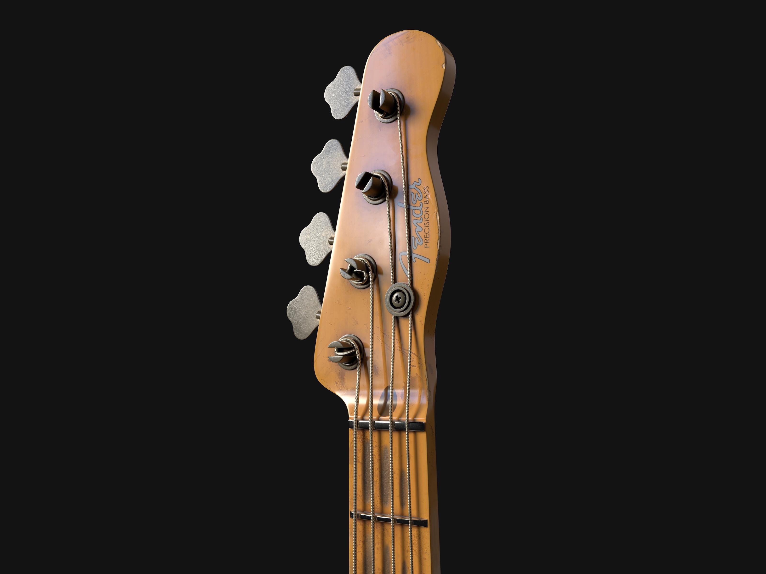 «Fender Precision Bass (1953)» — Изображение №11 — 3D на Dprofile