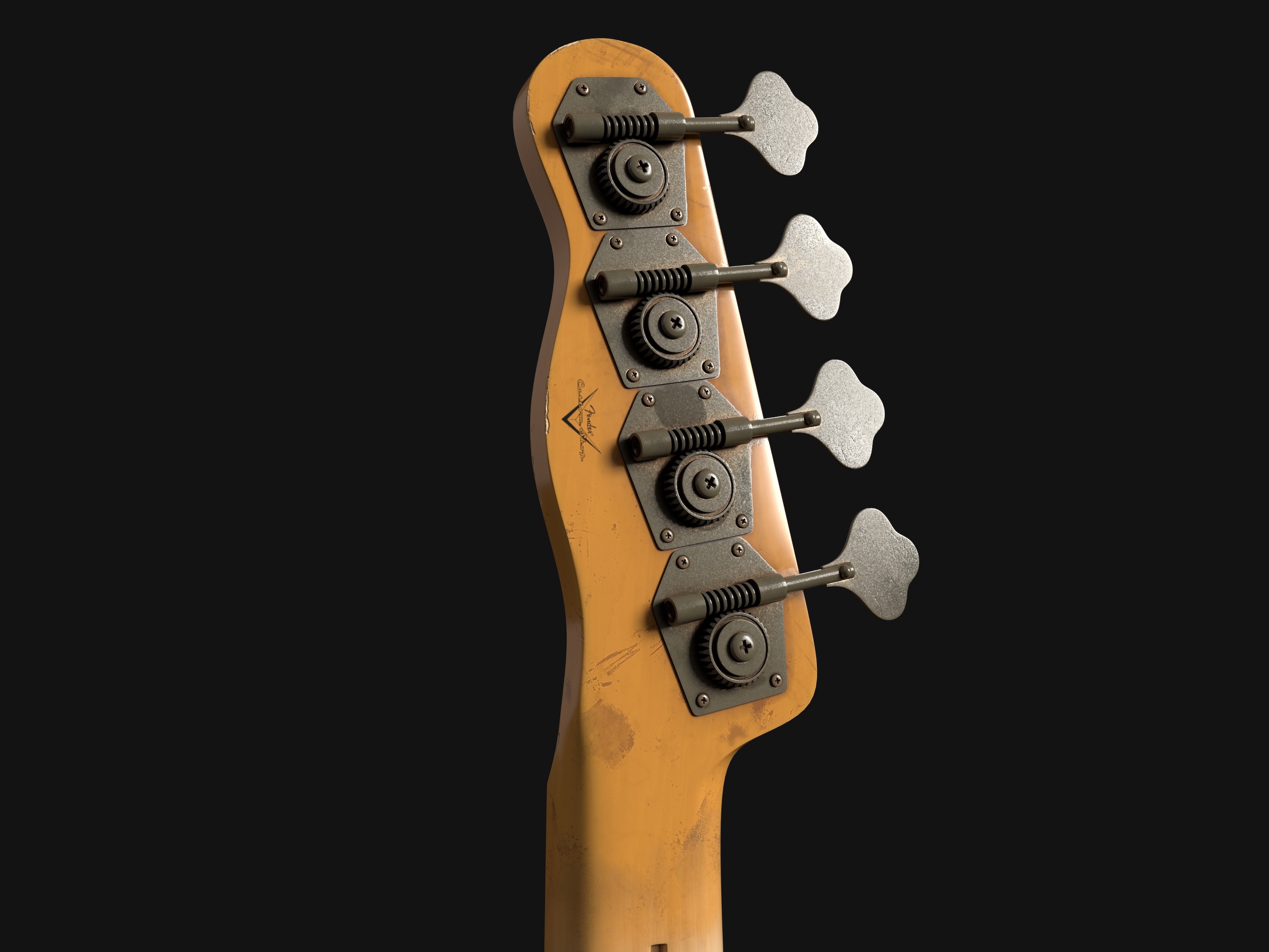 «Fender Precision Bass (1953)» — Изображение №13 — 3D на Dprofile