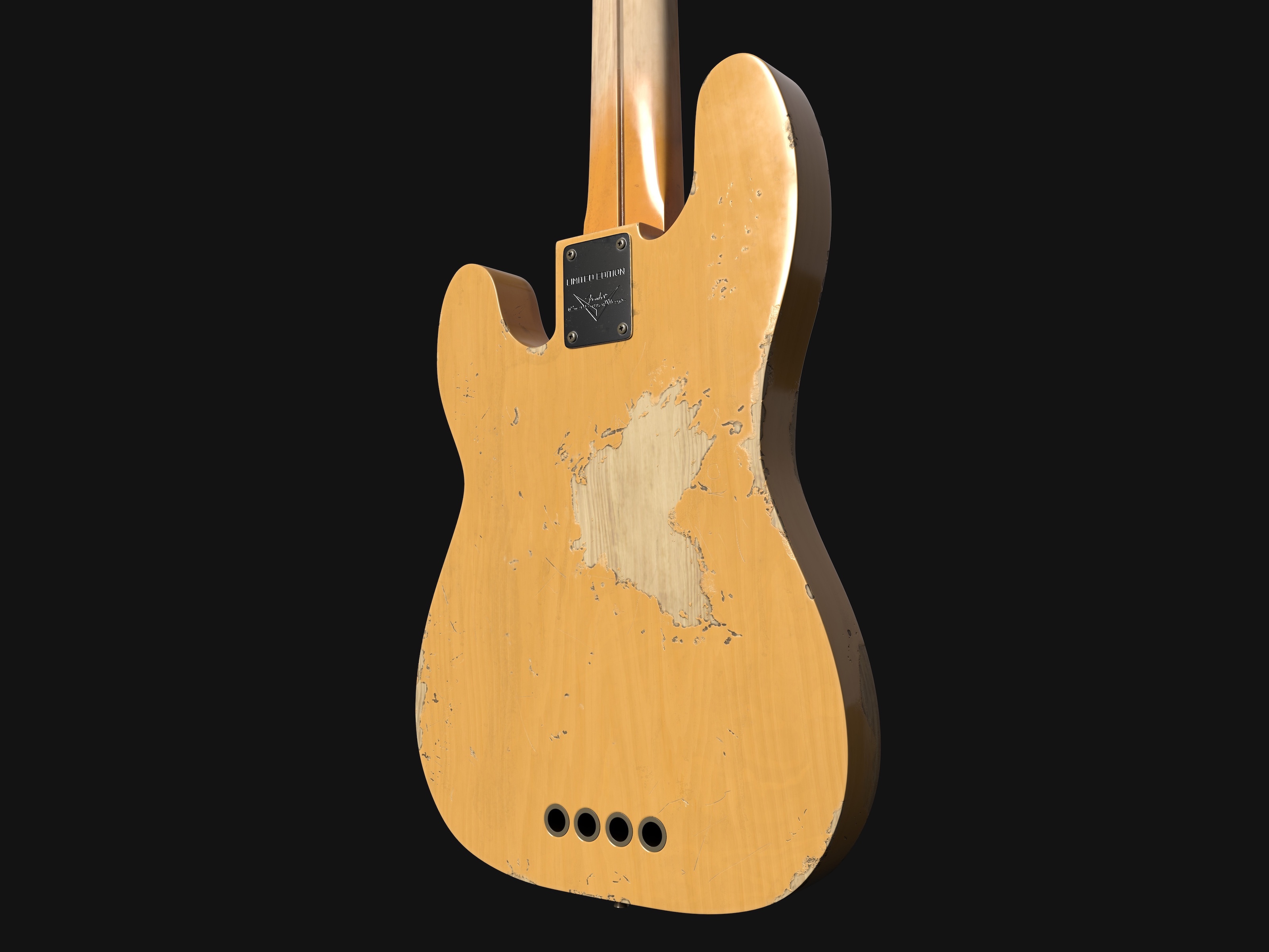 «Fender Precision Bass (1953)» — Изображение №10 — 3D на Dprofile