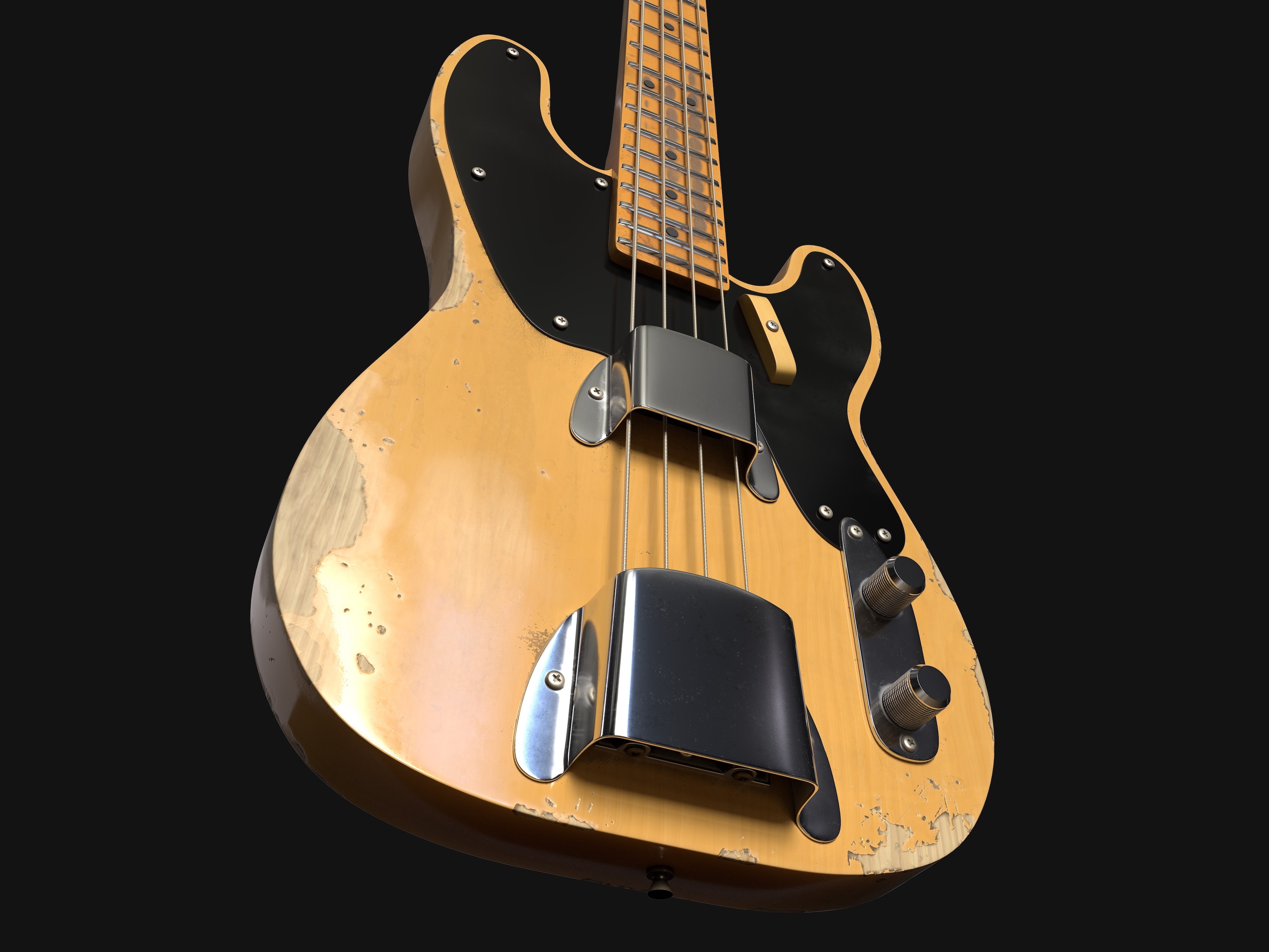 «Fender Precision Bass (1953)» — Изображение №8 — 3D на Dprofile
