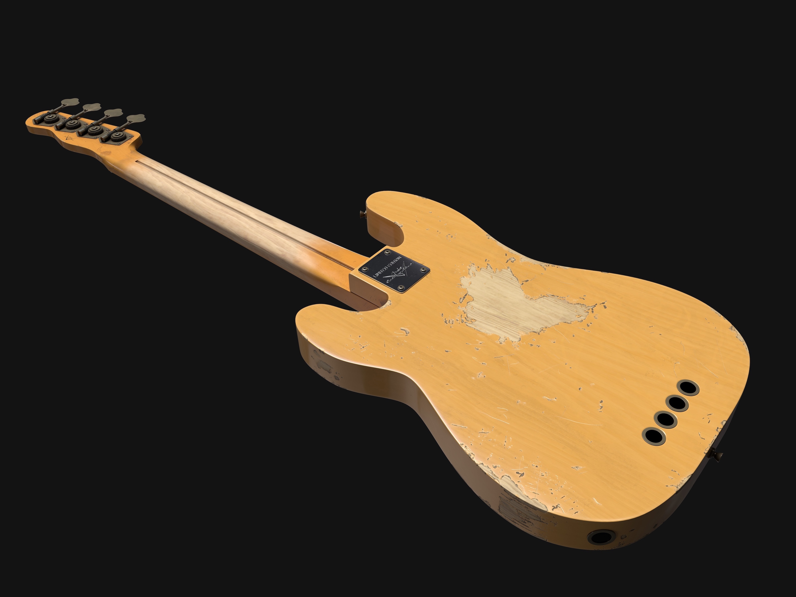 «Fender Precision Bass (1953)» — Изображение №9 — 3D на Dprofile