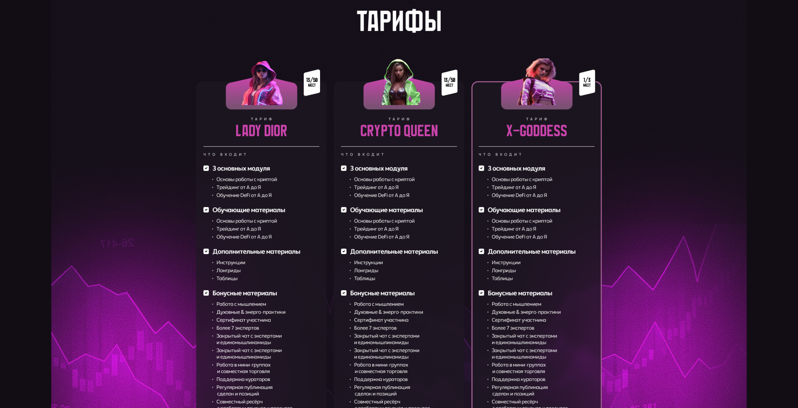 Landing Page. Курс по криптовалюте — Изображение №5 — Интерфейсы, Промдизайн на Dprofile