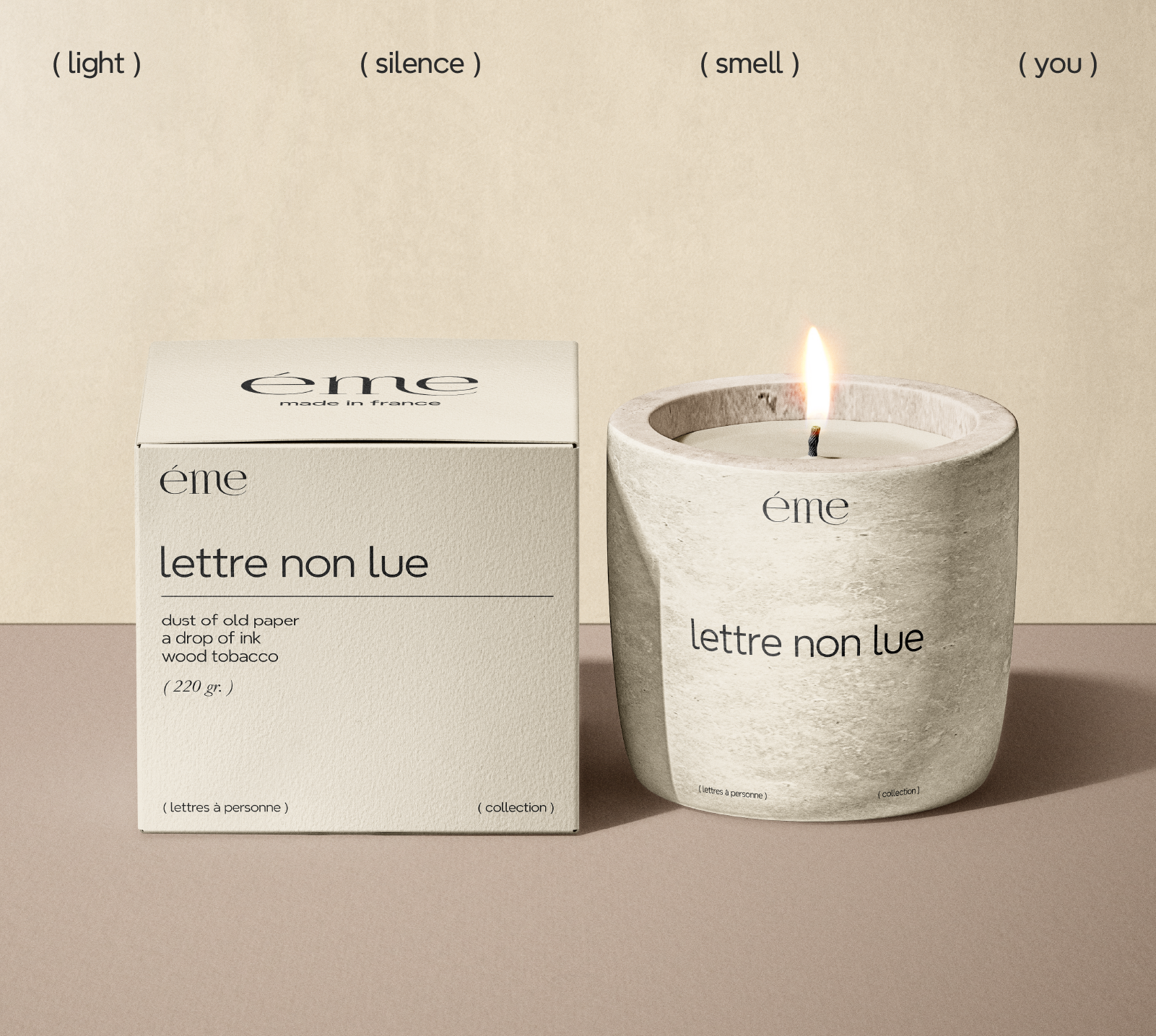 ÉME CANDLE | Identify — Изображение №4 — Брендинг на Dprofile