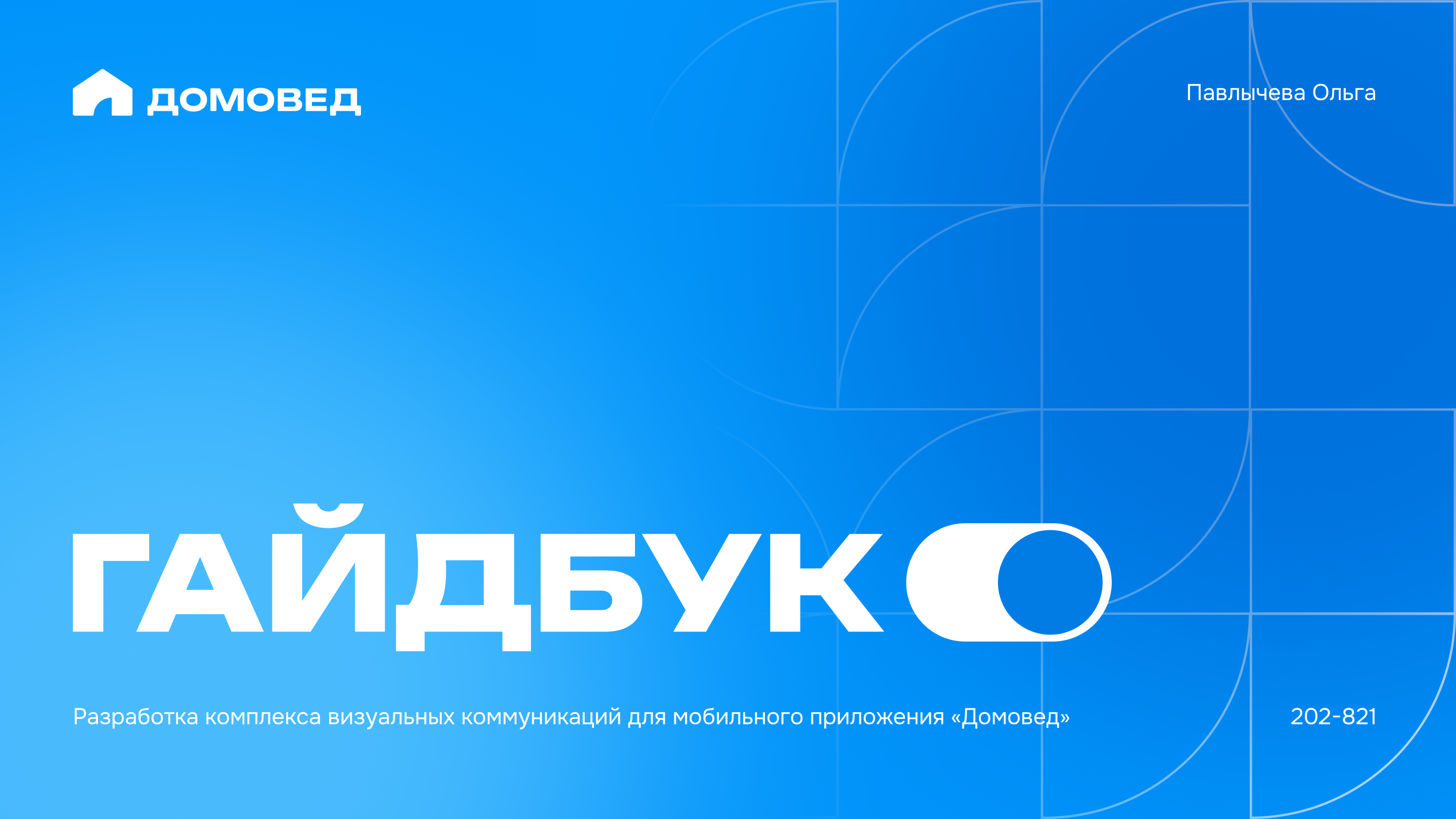 Гайдбук сервиса планировки дома "Домовед" — Изображение №1 — Брендинг на Dprofile