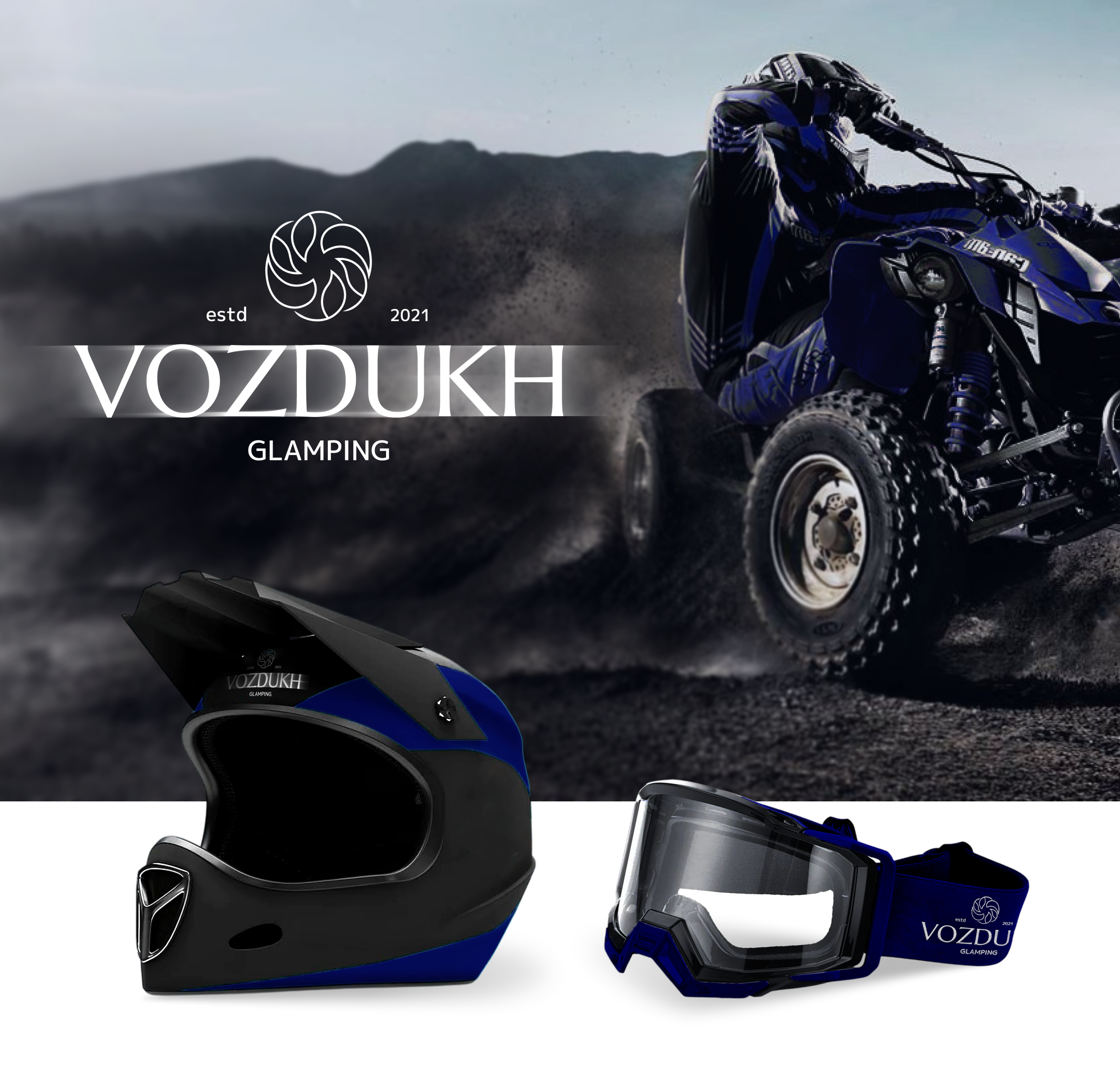 Дизайн-проект глэмпинга «VOZDUKH» — Изображение №15 — Брендинг на Dprofile