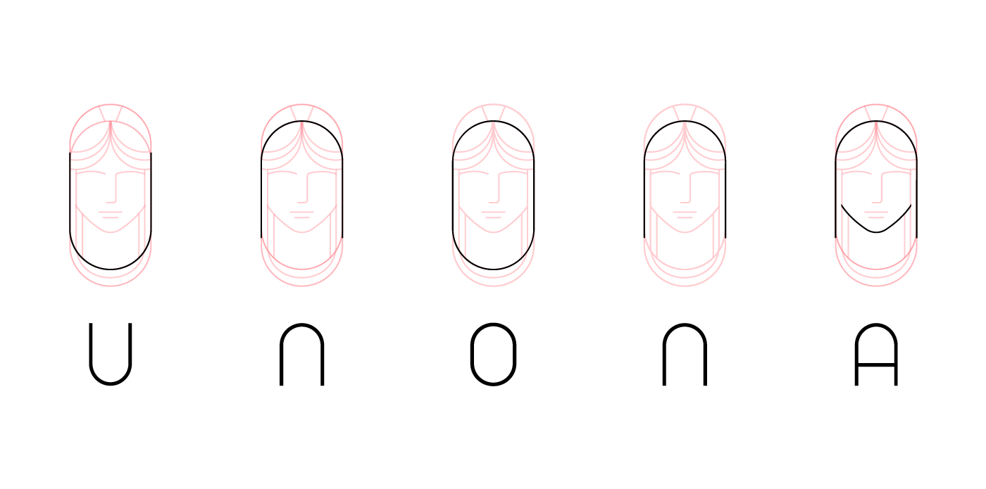 Logotype and identity | Салон красоты Unona — Изображение №5 — Брендинг, Графика на Dprofile