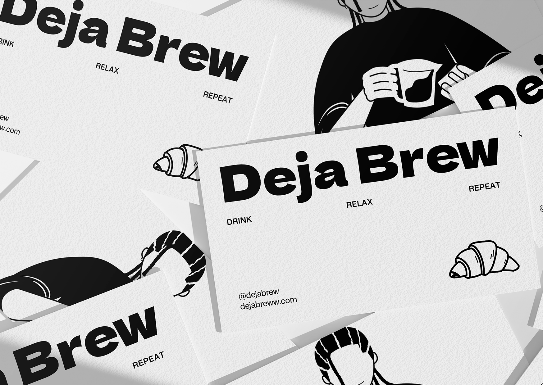 Deja Brew | Кофейня | Брендинг — Изображение №4 — Брендинг, Графика на Dprofile