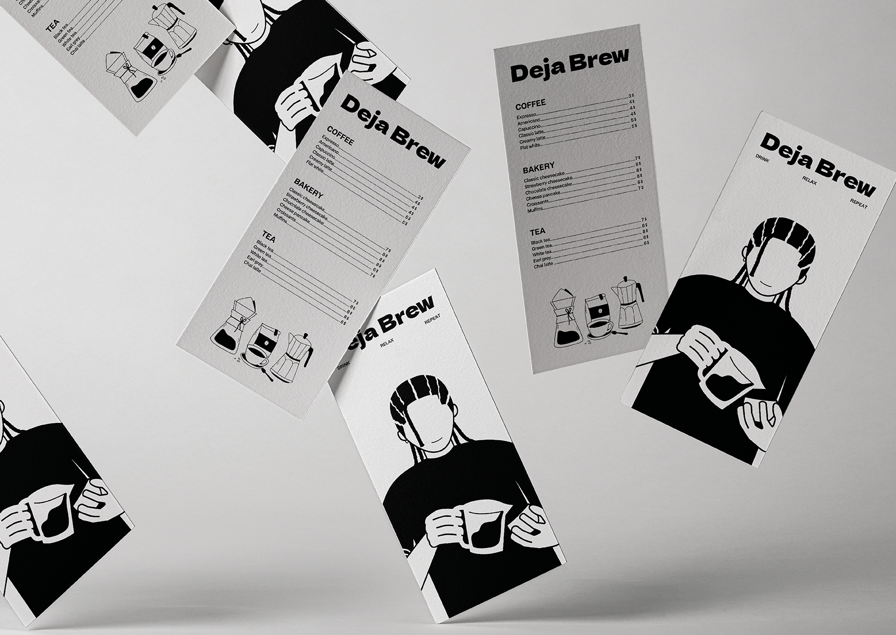 Deja Brew | Кофейня | Брендинг — Изображение №7 — Брендинг, Графика на Dprofile