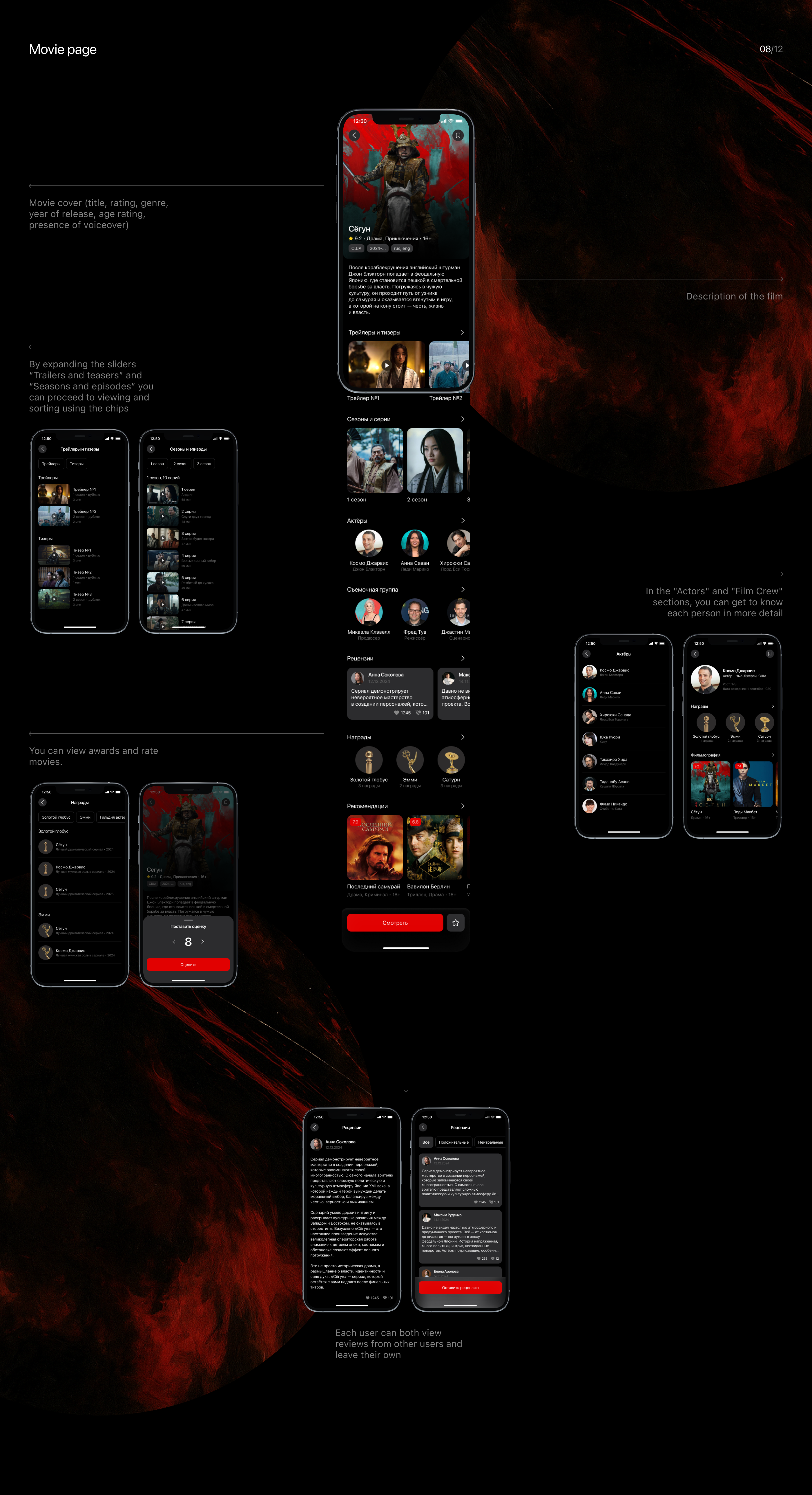 Online cinema App — Изображение №11 — Интерфейсы на Dprofile
