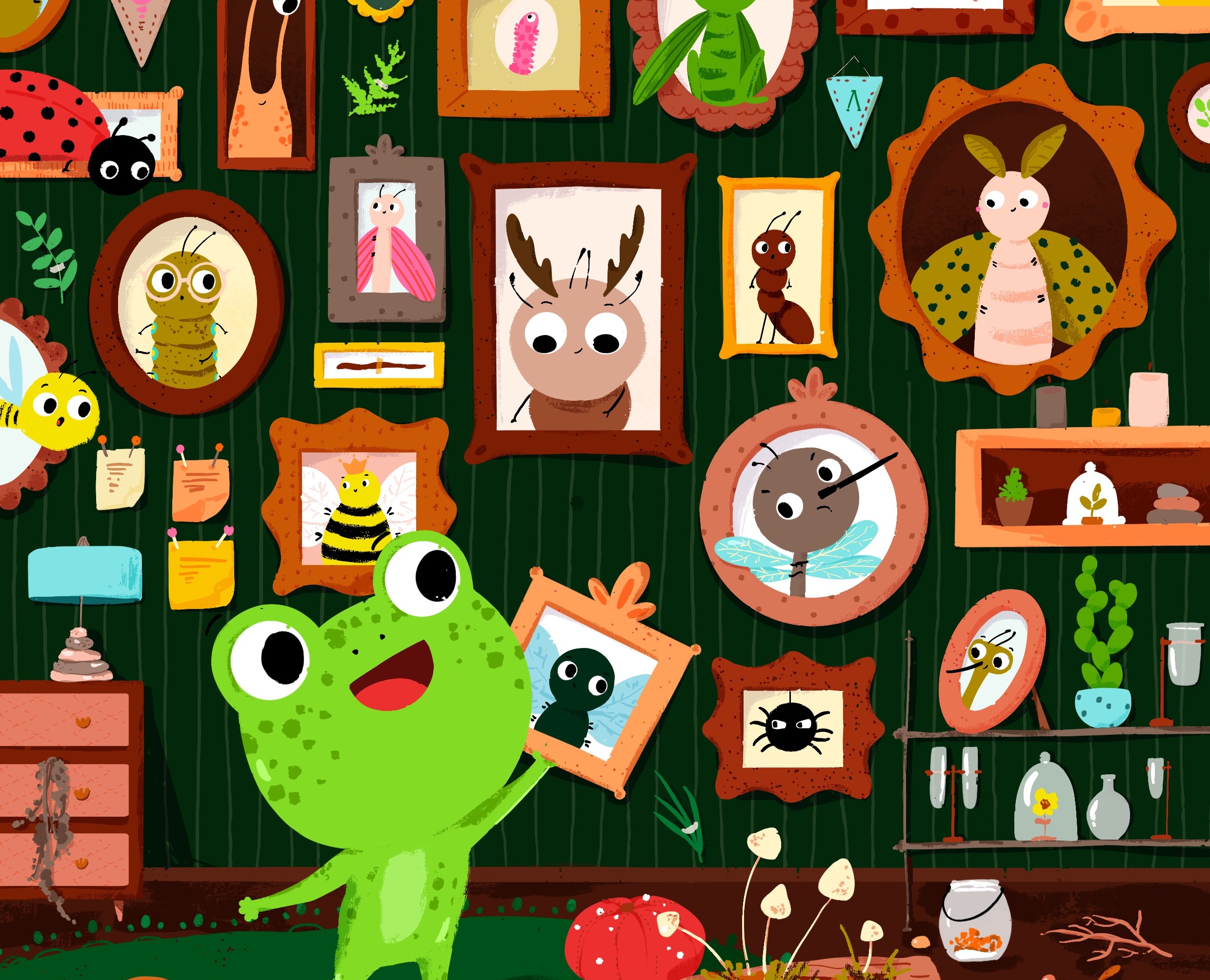 Книжная иллюстрация: юный исследователь на Dprofile
