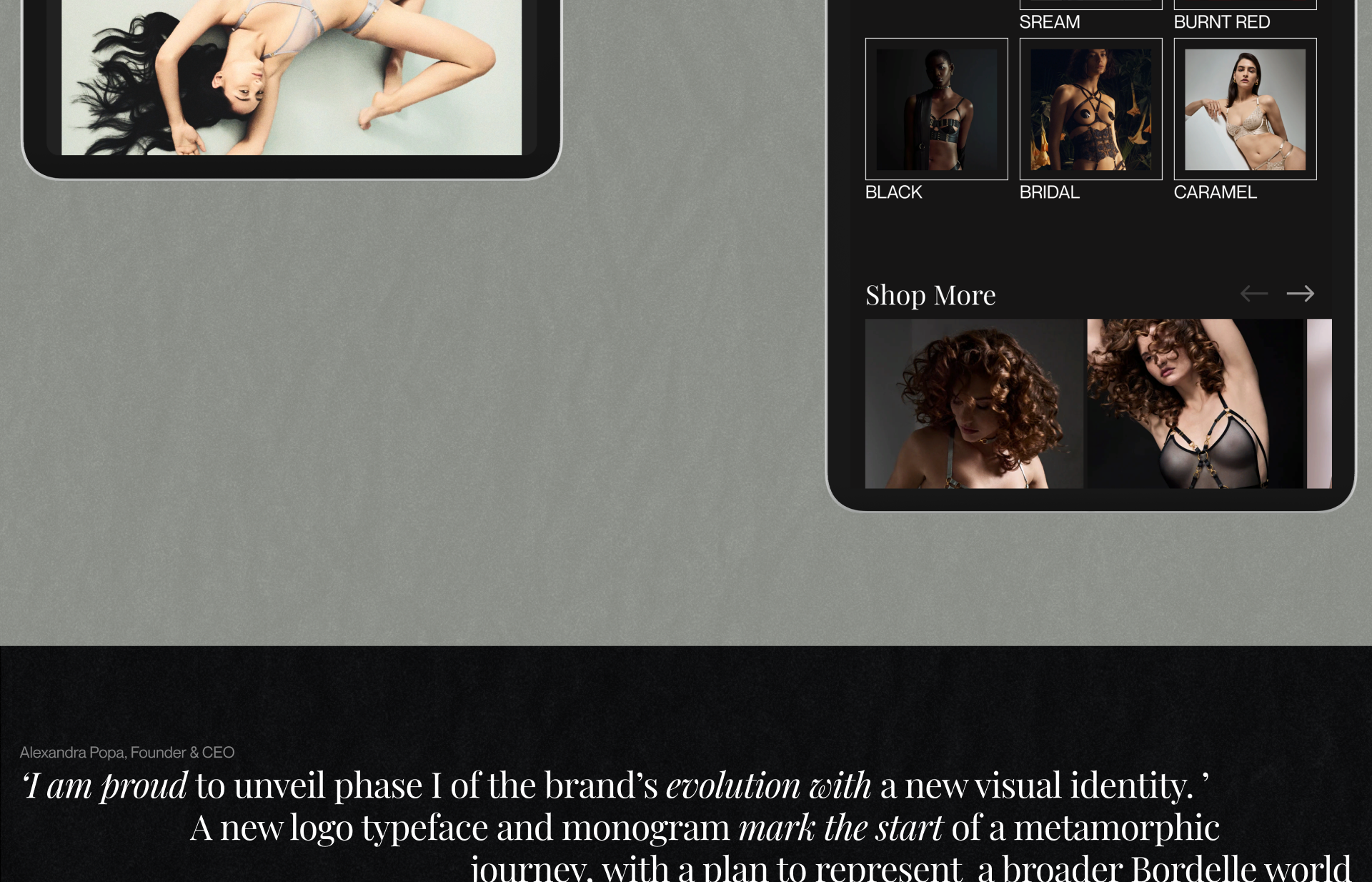BORDELLE | E-commerce Redesign — Изображение №4 — Интерфейсы, Брендинг на Dprofile