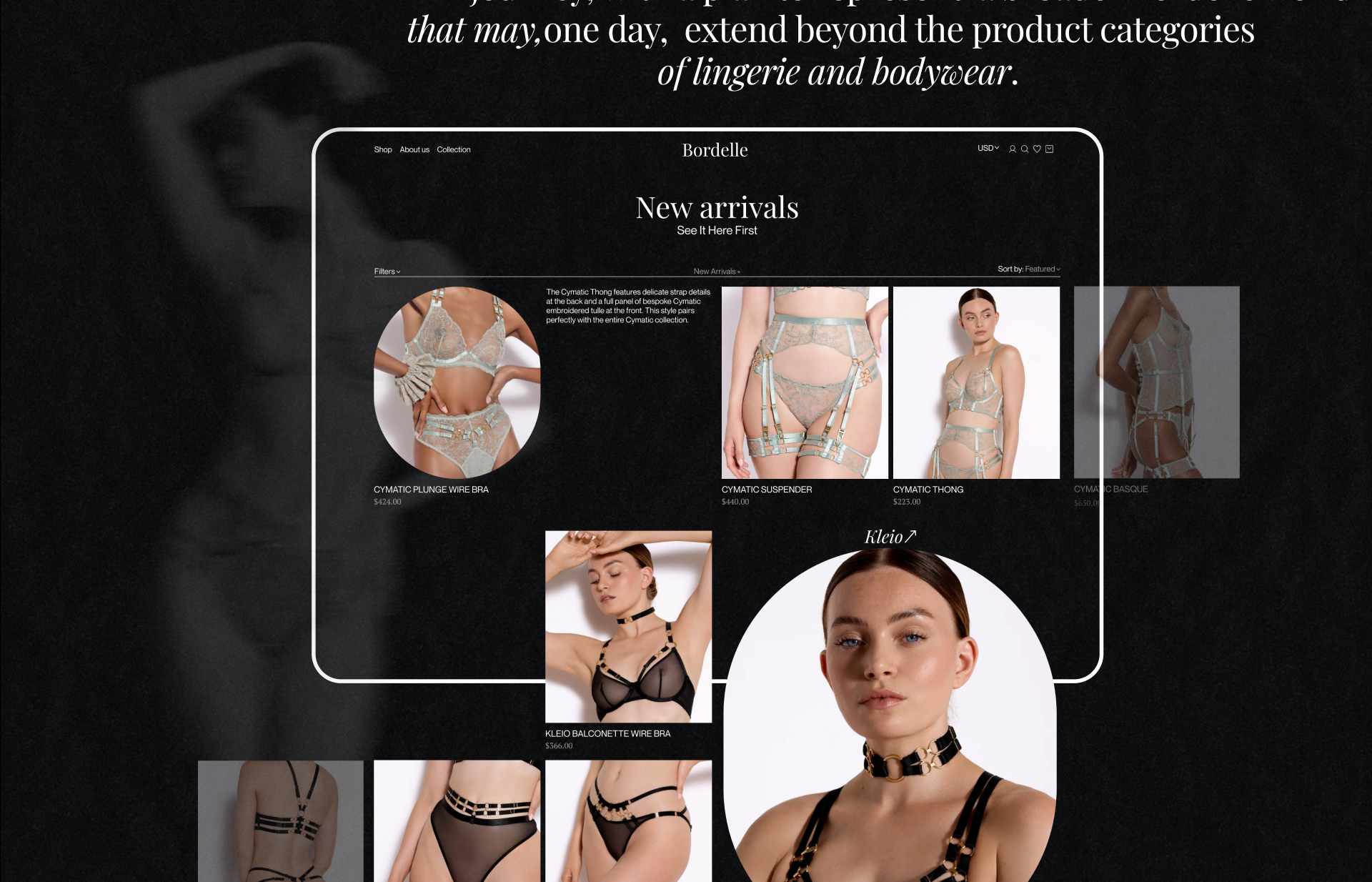 BORDELLE | E-commerce Redesign — Изображение №5 — Интерфейсы, Брендинг на Dprofile