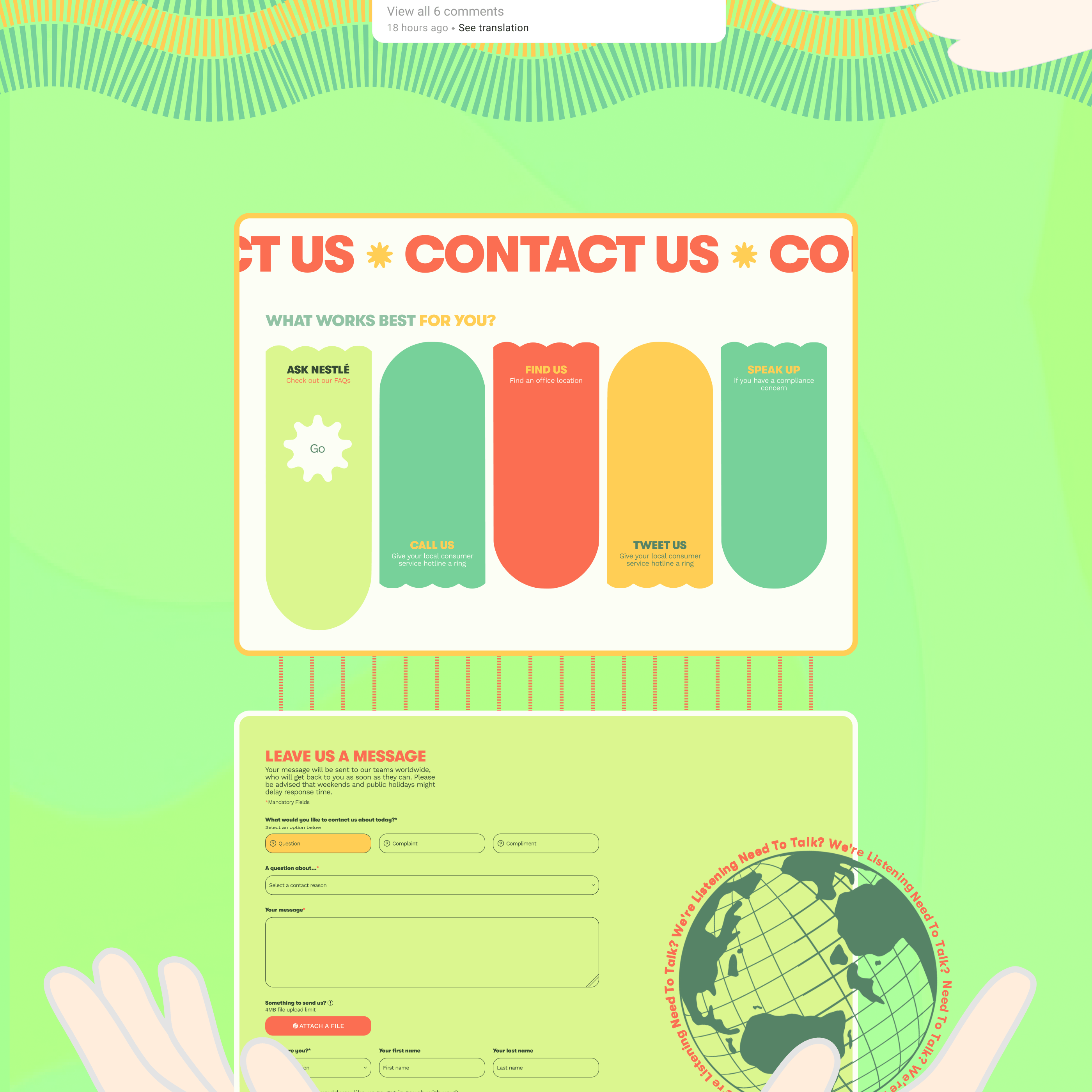 NESTLÉ | CORPORATE WEBSITE REDESIGN — Изображение №11 — Интерфейсы на Dprofile