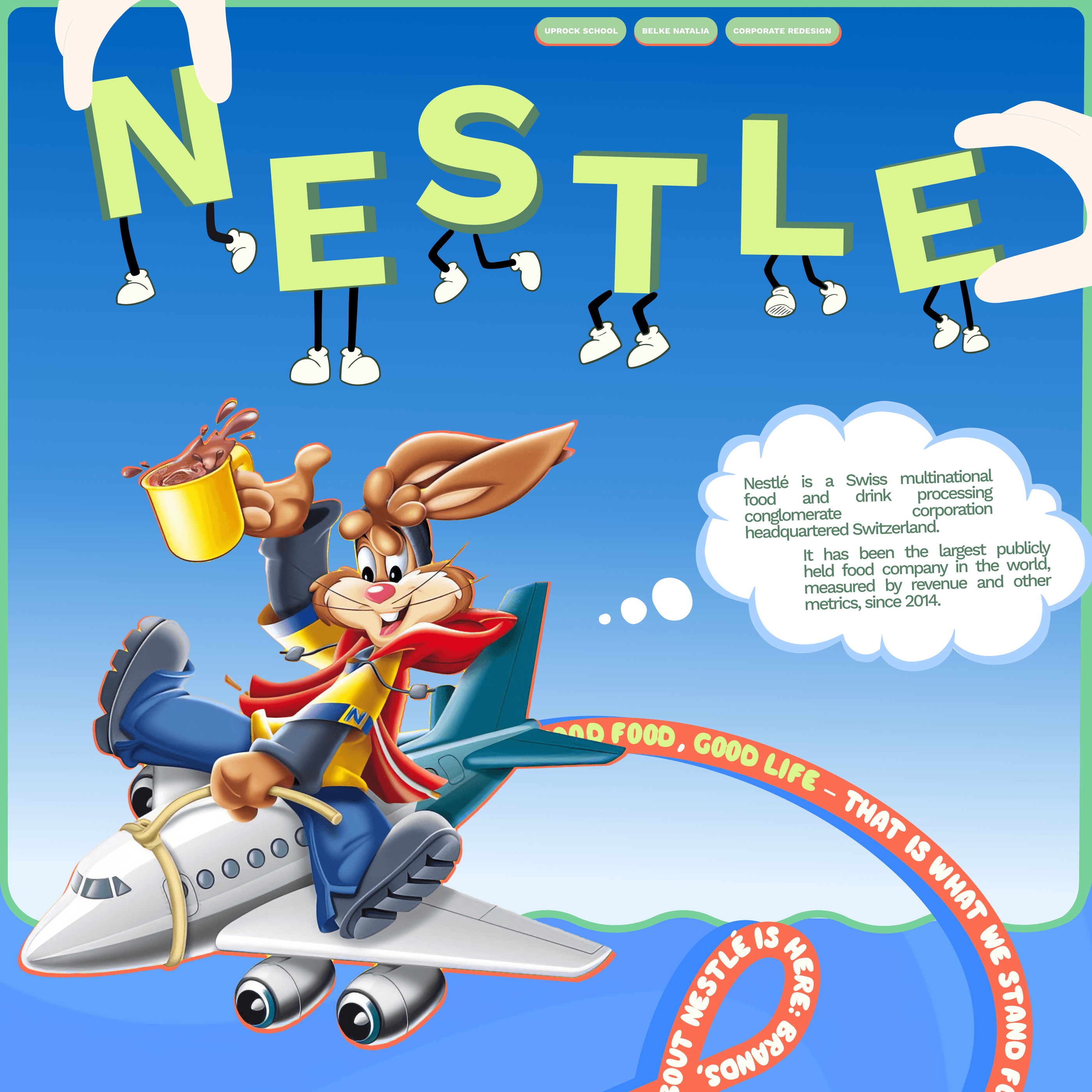 NESTLÉ | CORPORATE WEBSITE REDESIGN — Изображение №1 — Интерфейсы на Dprofile