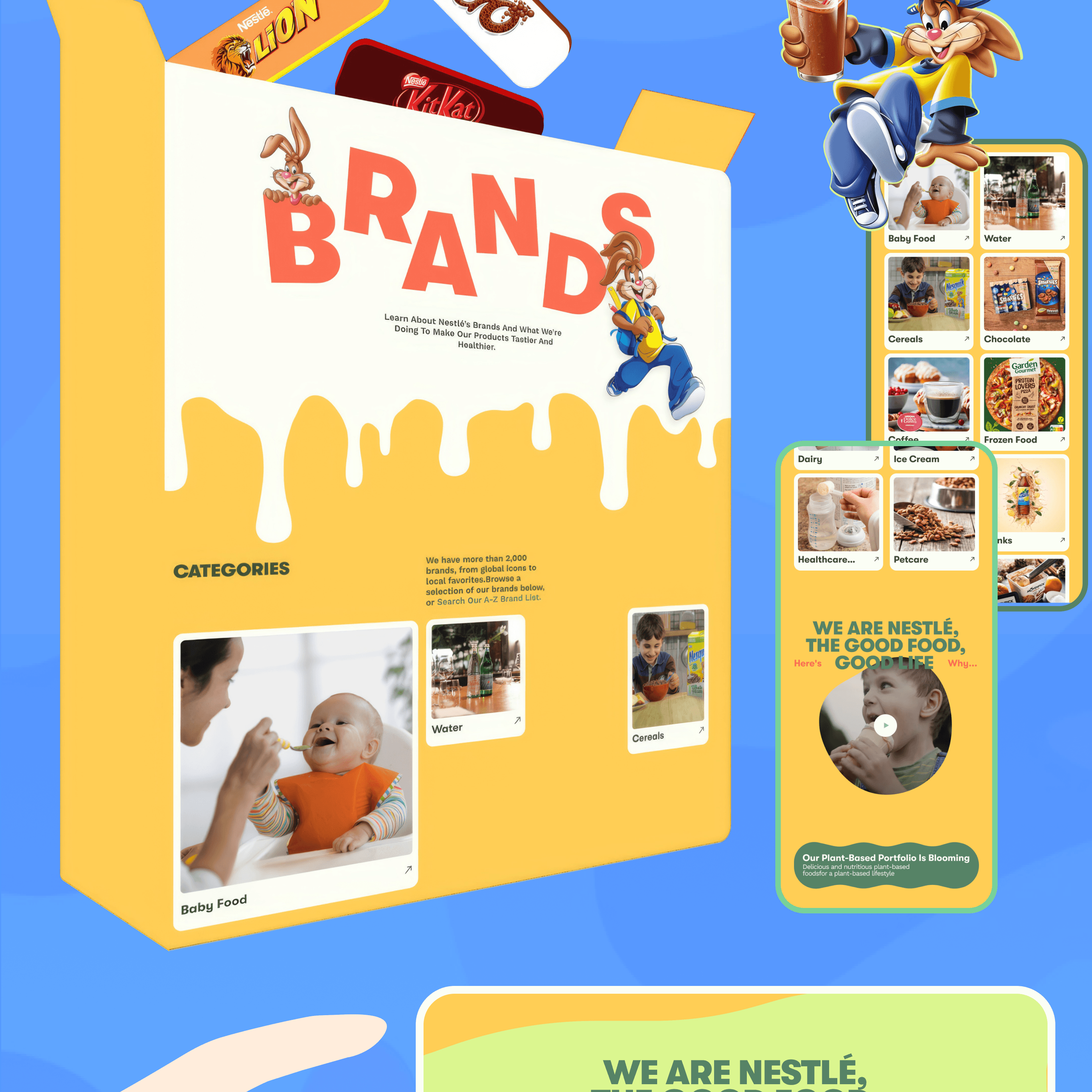 NESTLÉ | CORPORATE WEBSITE REDESIGN — Изображение №4 — Интерфейсы на Dprofile