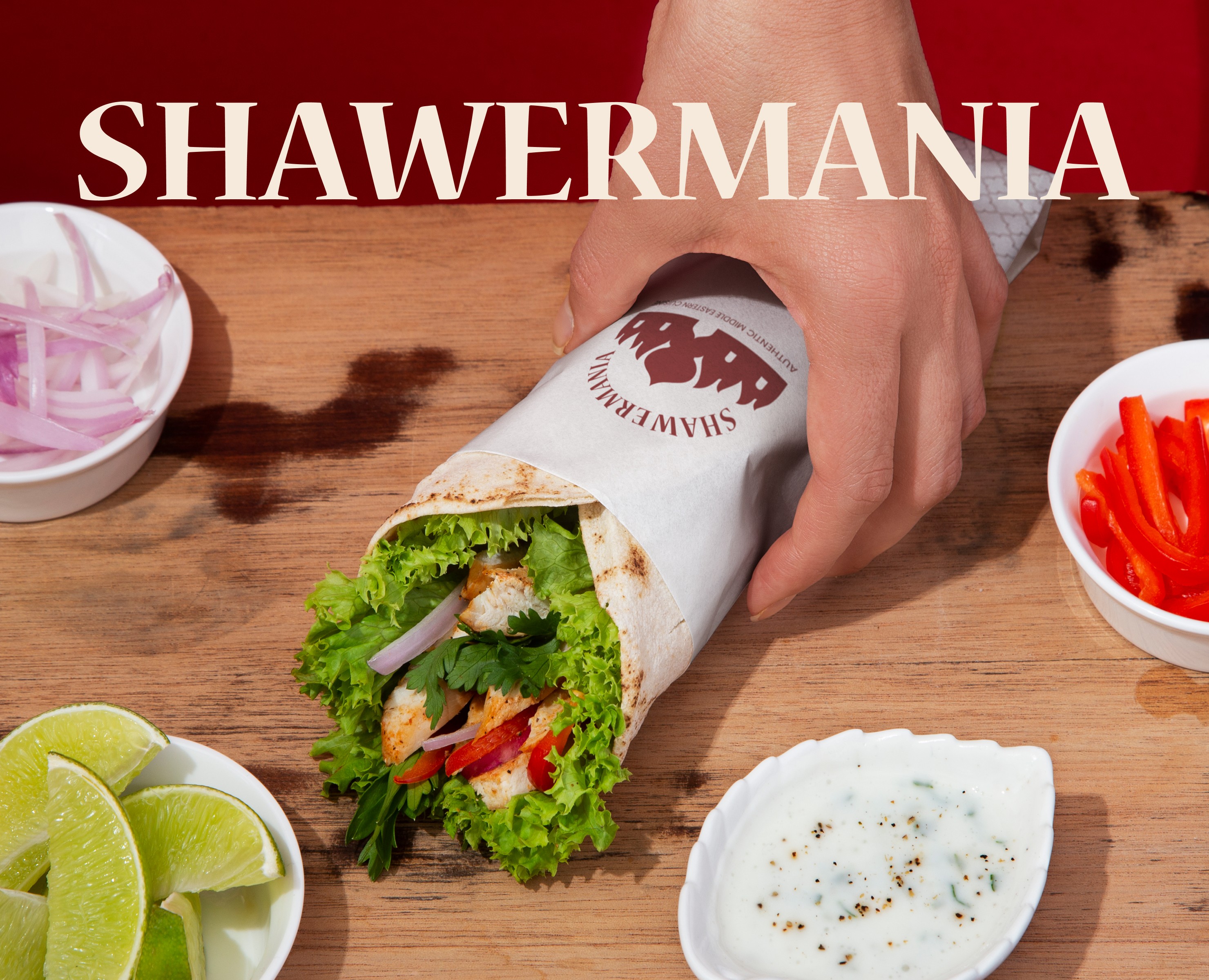 SHAWERMANIA — Брендинг на Dprofile