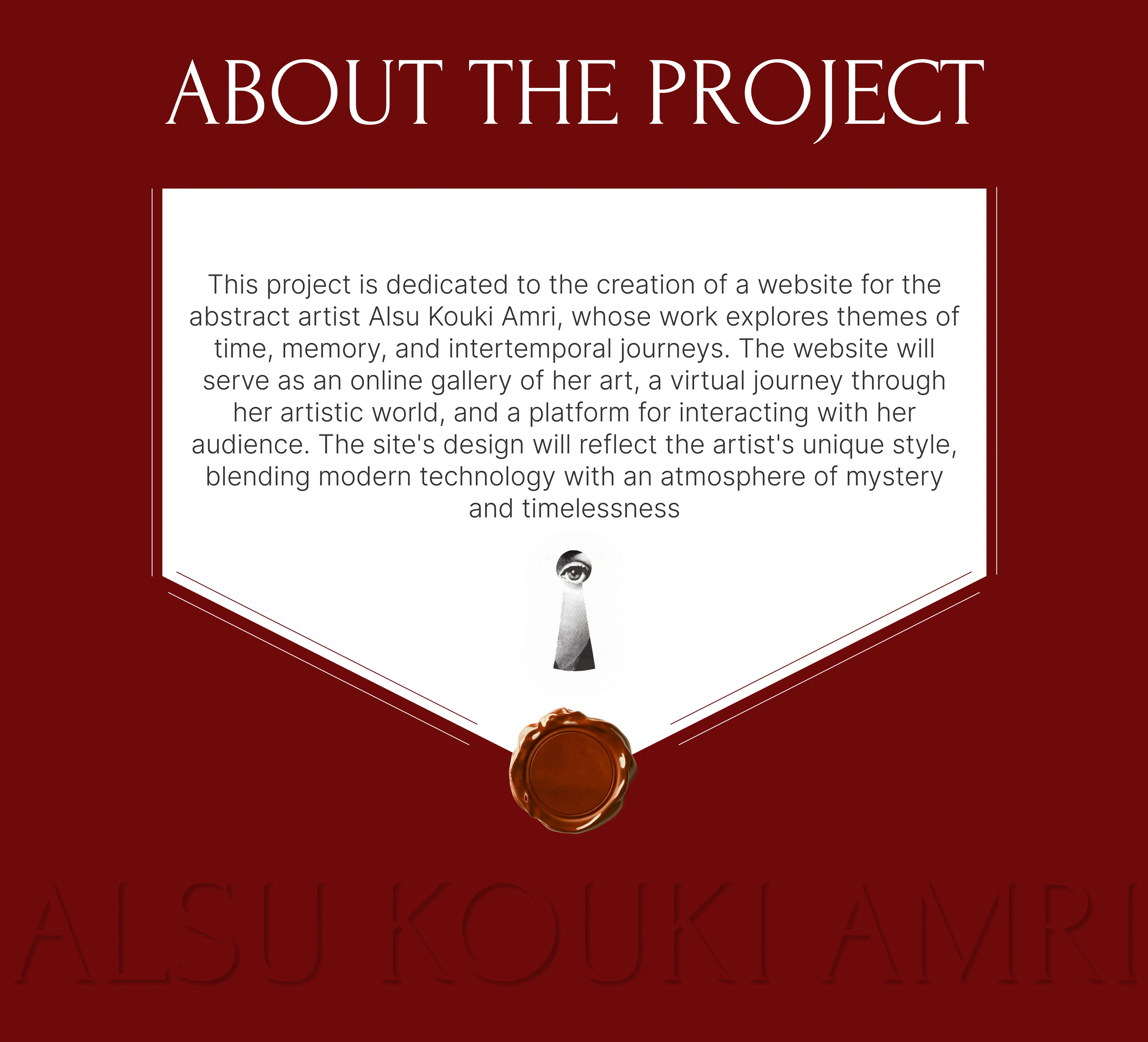 Website design for an artist | UI/UX design — Изображение №2 — Интерфейсы на Dprofile