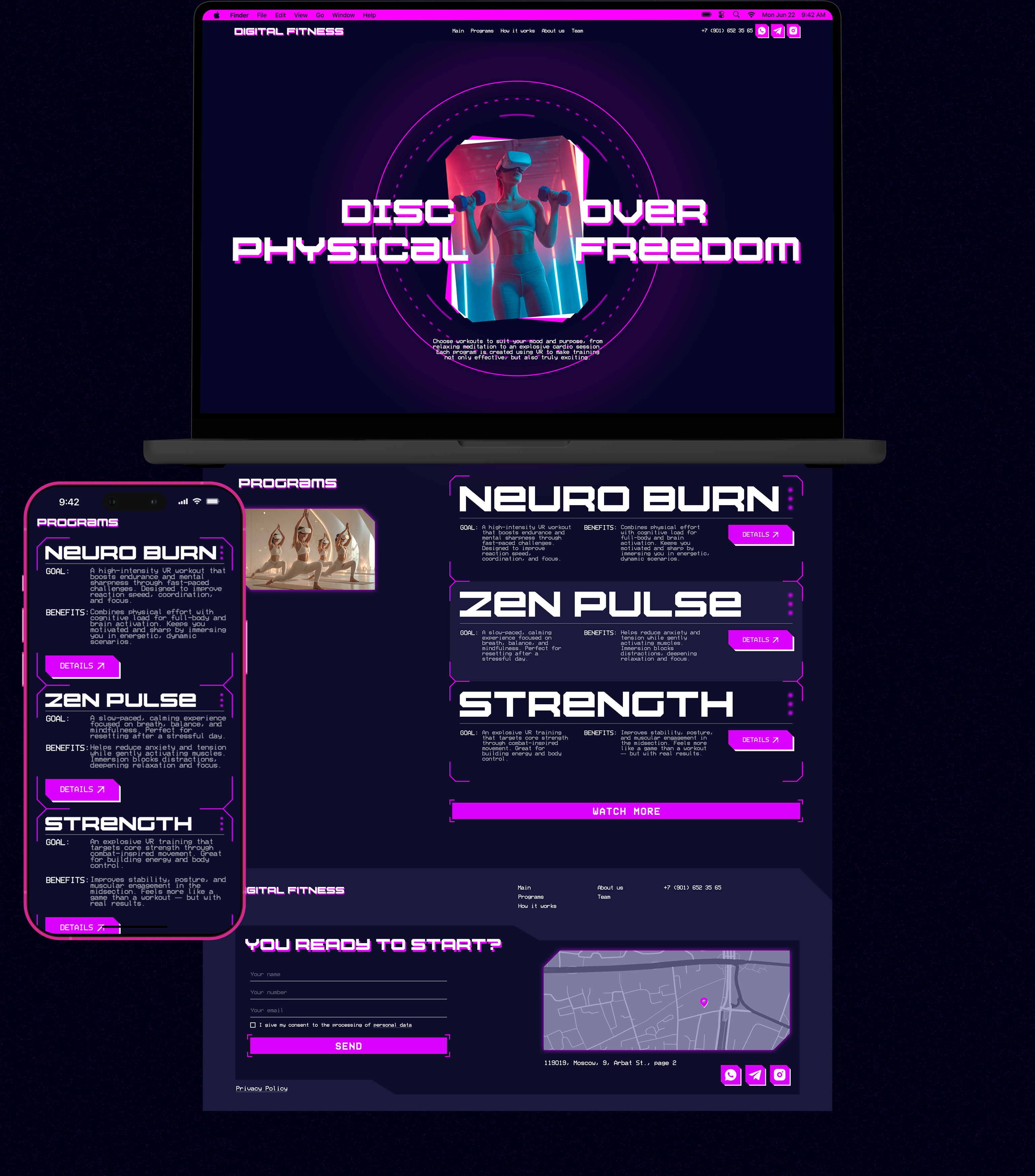 Digital Fitness — Изображение №9 — Интерфейсы, Анимация на Dprofile