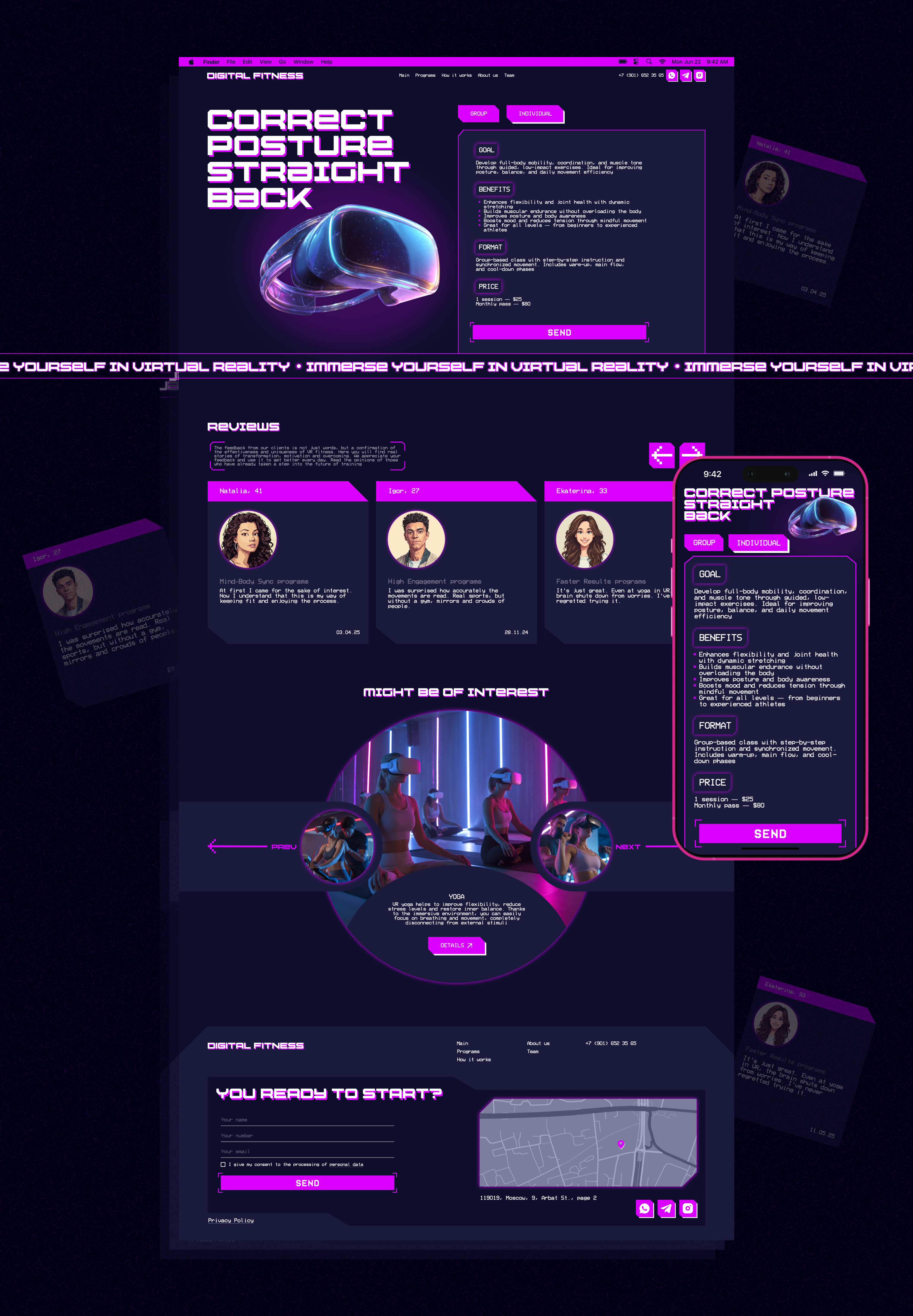 Digital Fitness — Изображение №11 — Интерфейсы, Анимация на Dprofile