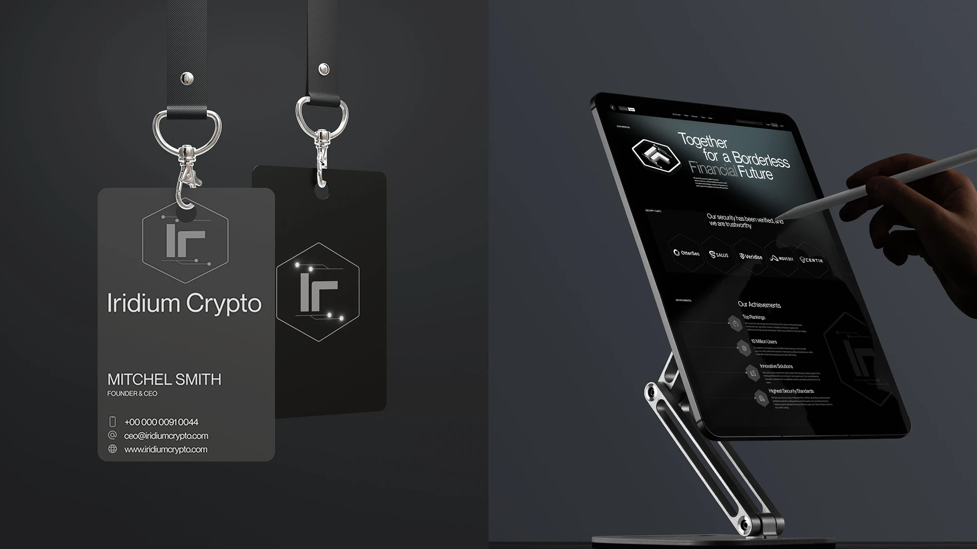 Iridium Crypto — Изображение №10 — Интерфейсы, Брендинг на Dprofile