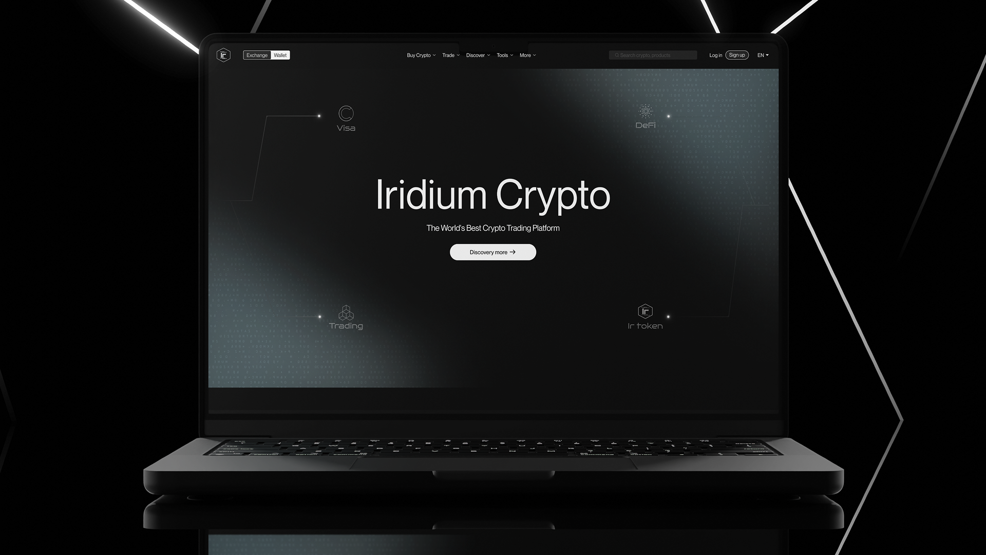 Iridium Crypto — Изображение №3 — Интерфейсы, Брендинг на Dprofile