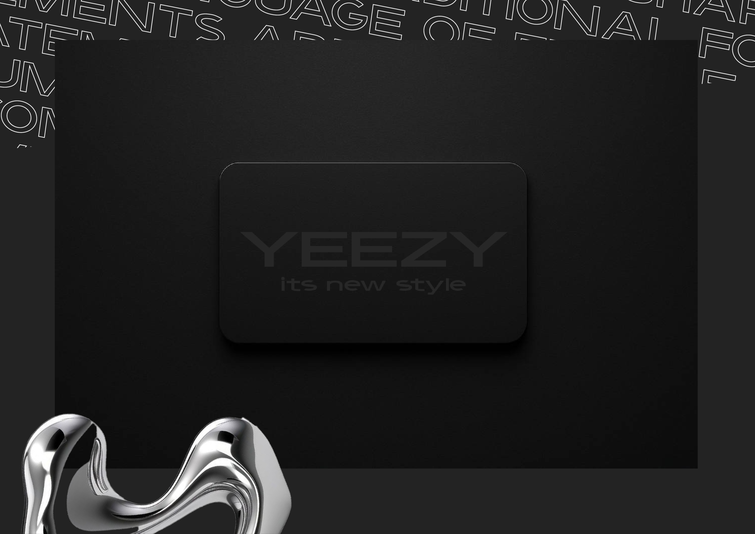 шрифт "YEEZY" — Изображение №6 — Графика на Dprofile