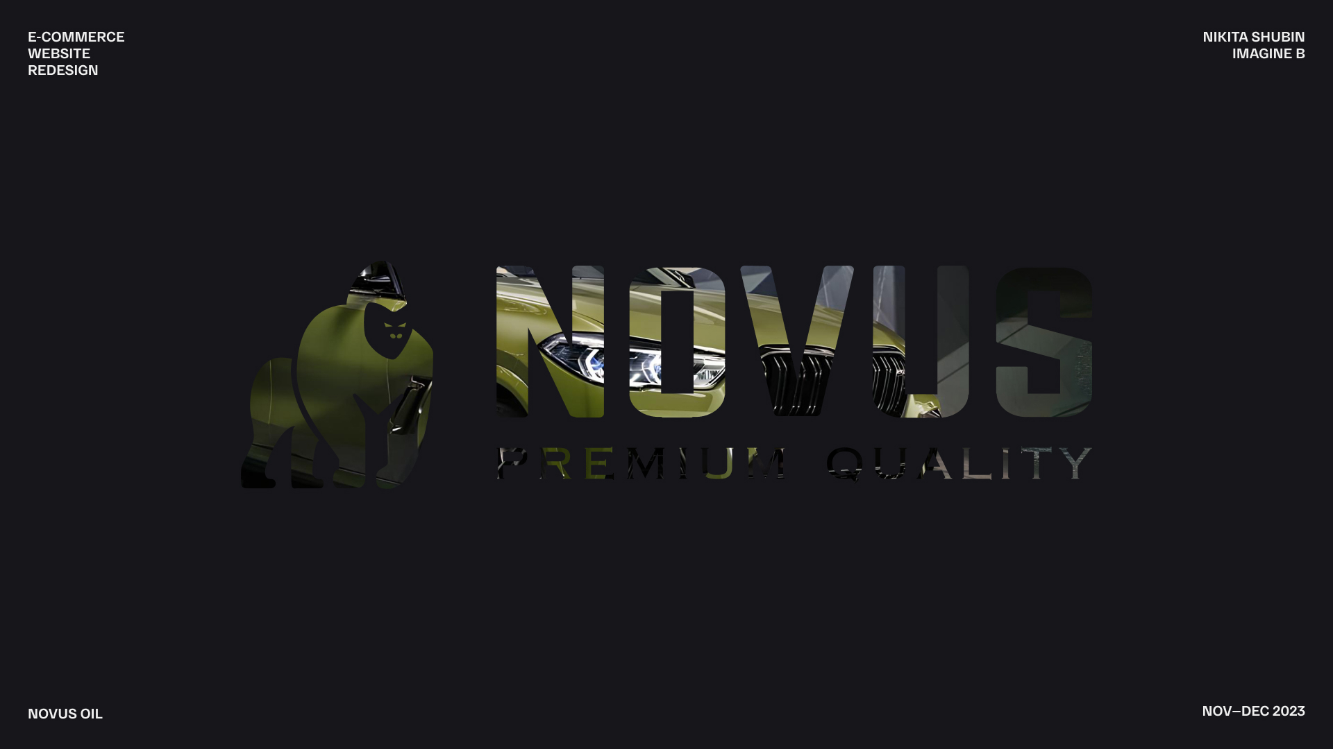 NOVUS — Изображение №1 — Интерфейсы, Анимация на Dprofile