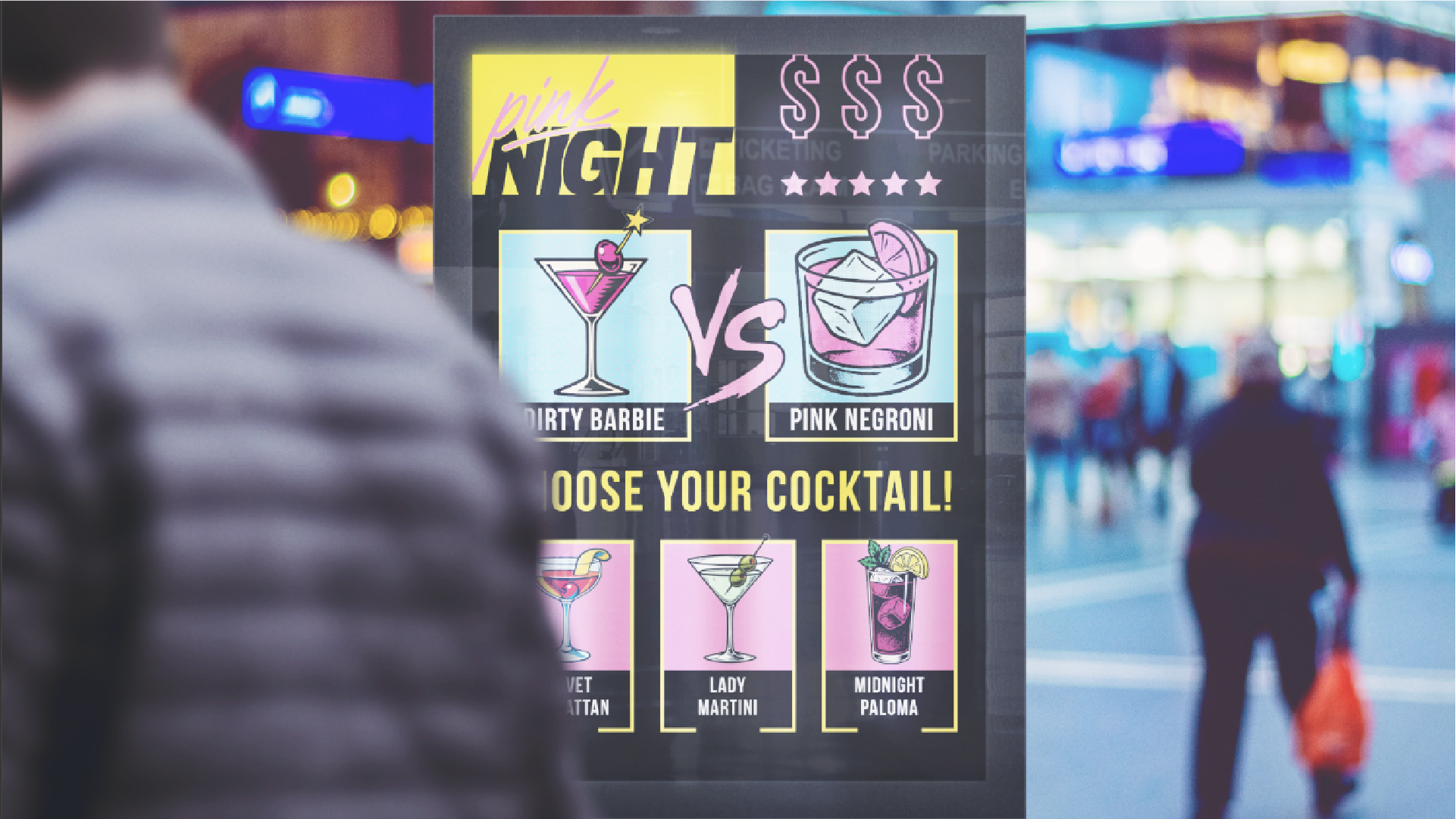 Pink Night cocktail bar — Изображение №5 — Брендинг на Dprofile