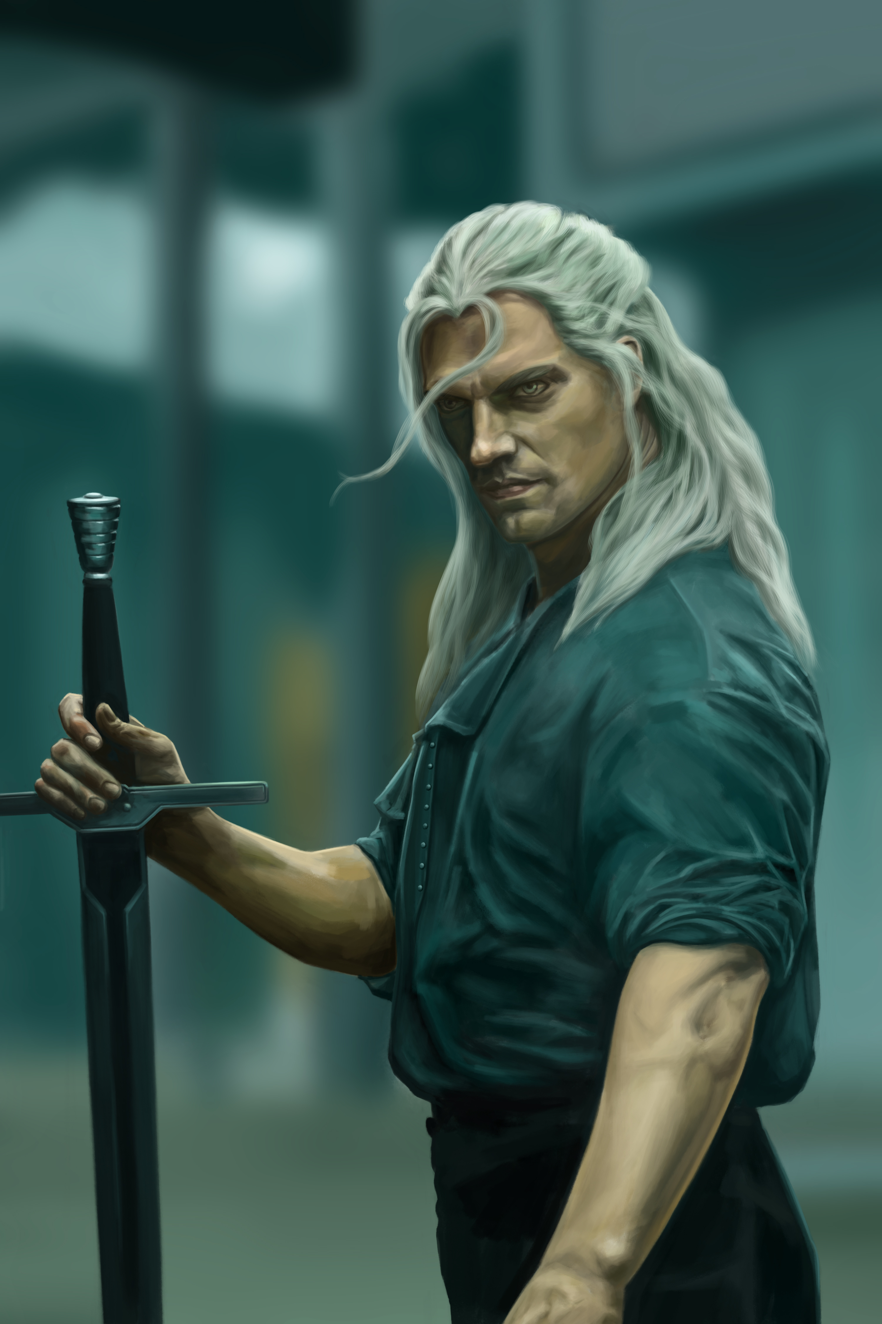 Фанарт — Геральт — Изображение №1 — Иллюстрация на Dprofile