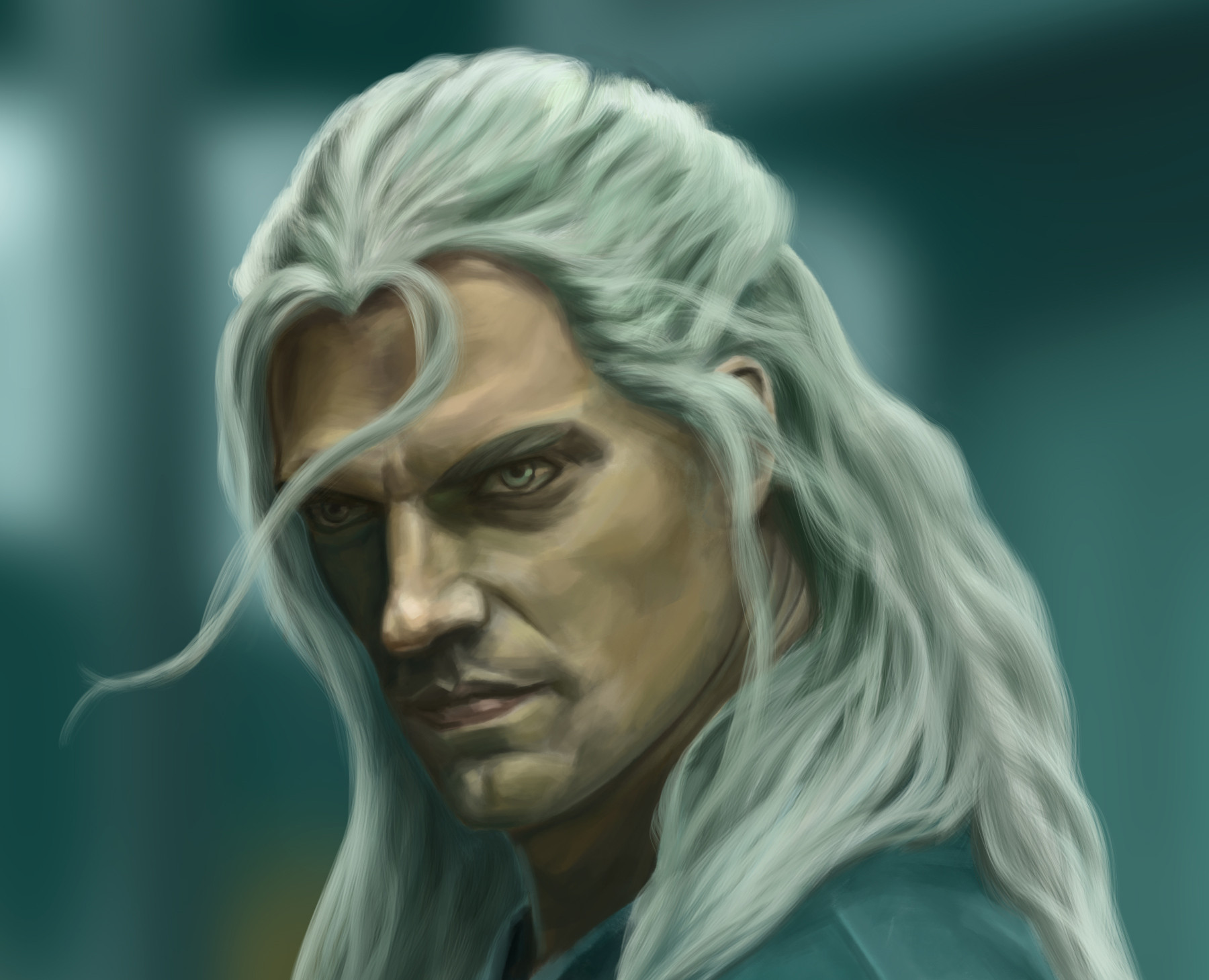 Фанарт — Геральт — Иллюстрация на Dprofile