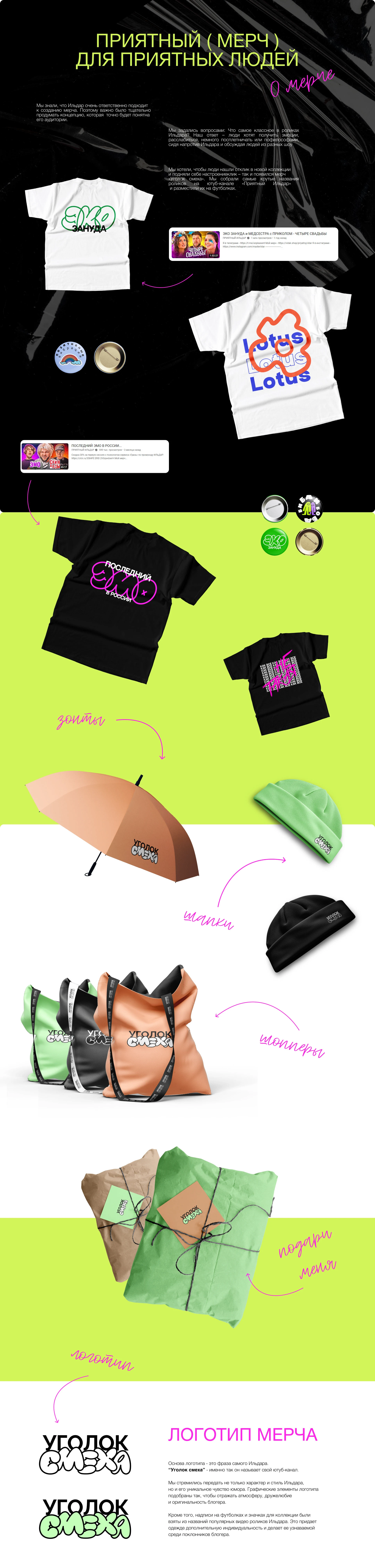 MERCH BRANDING | LANDING PAGE | ЧАТ БОТ ДЛЯ БЛОГЕРА — Изображение №2 — Интерфейсы, Брендинг на Dprofile