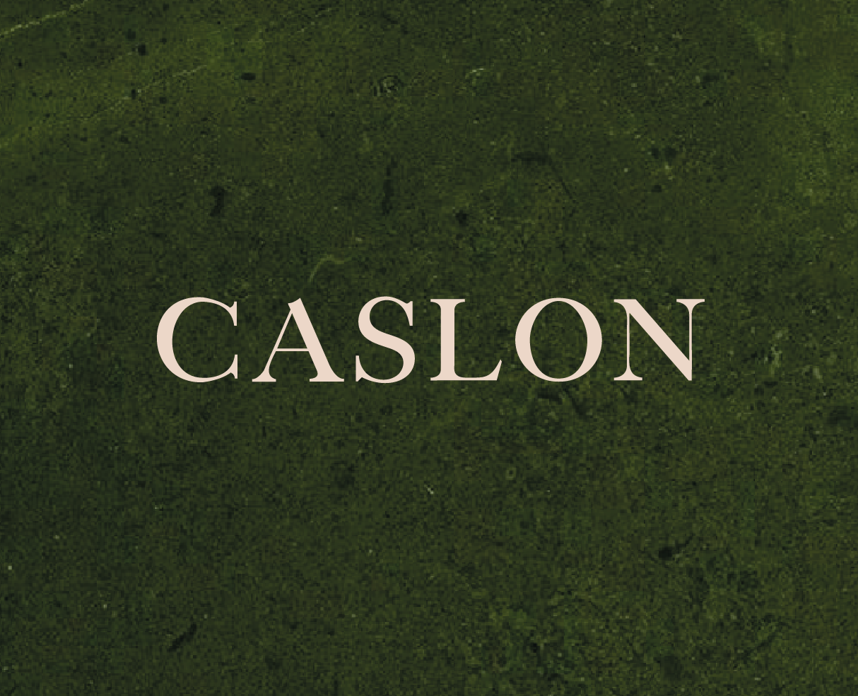 Шрифт Caslon — Графика на Dprofile
