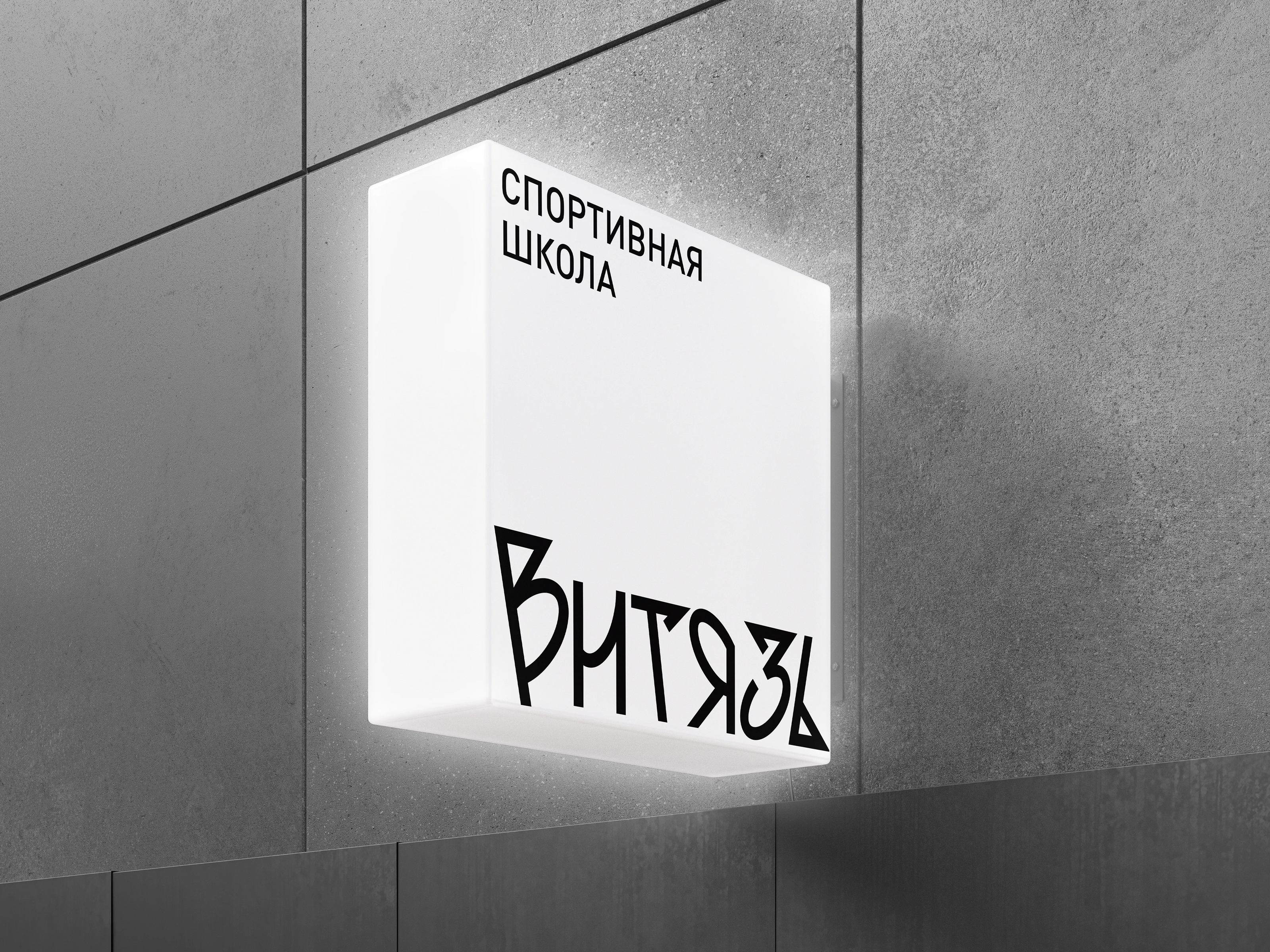 Навигация и айдентика для спортшколы «Витязь» — Изображение №1 — Брендинг, Графика на Dprofile