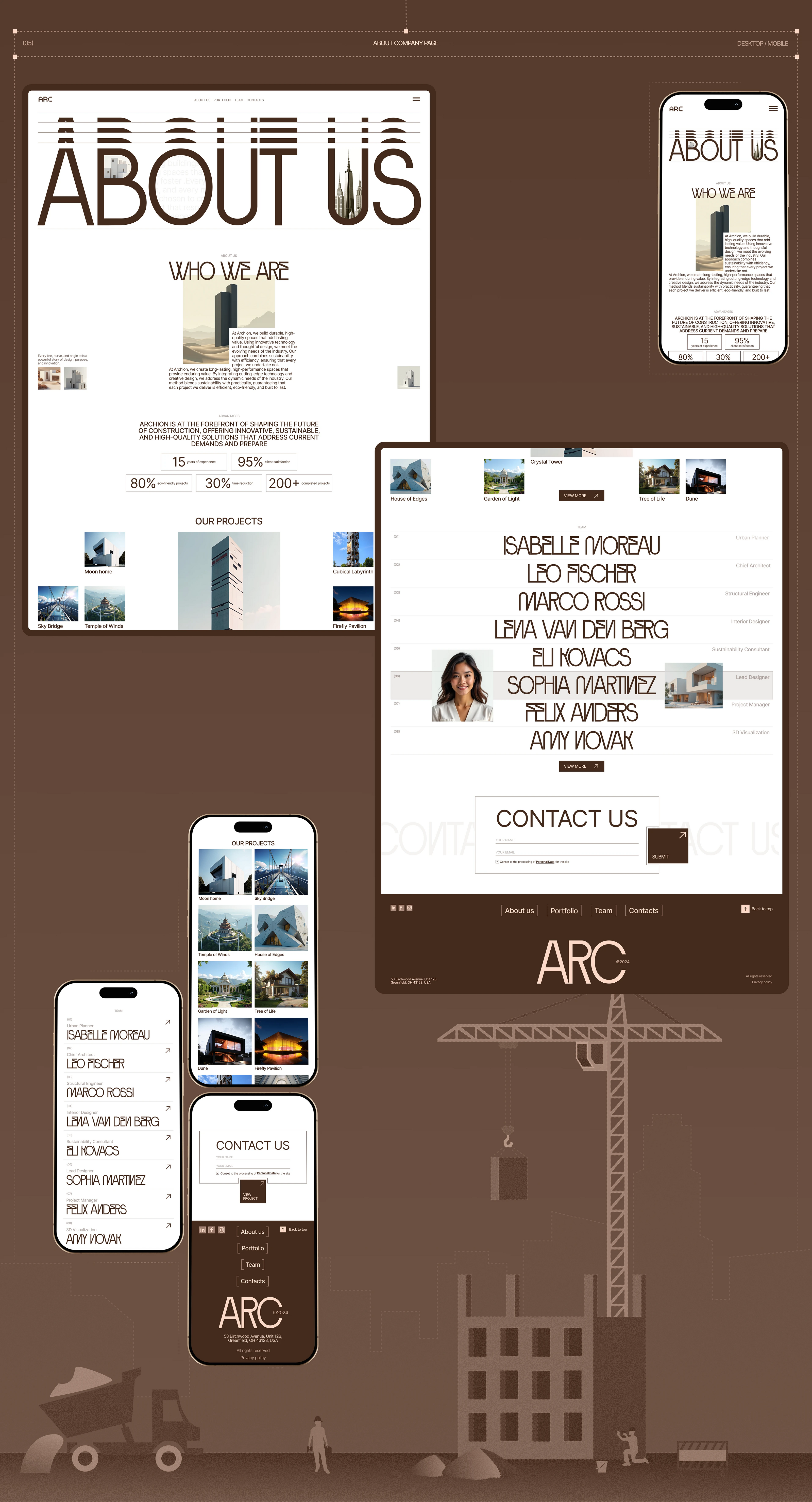 Archion | Corporate website — Изображение №12 — Интерфейсы, Графика на Dprofile