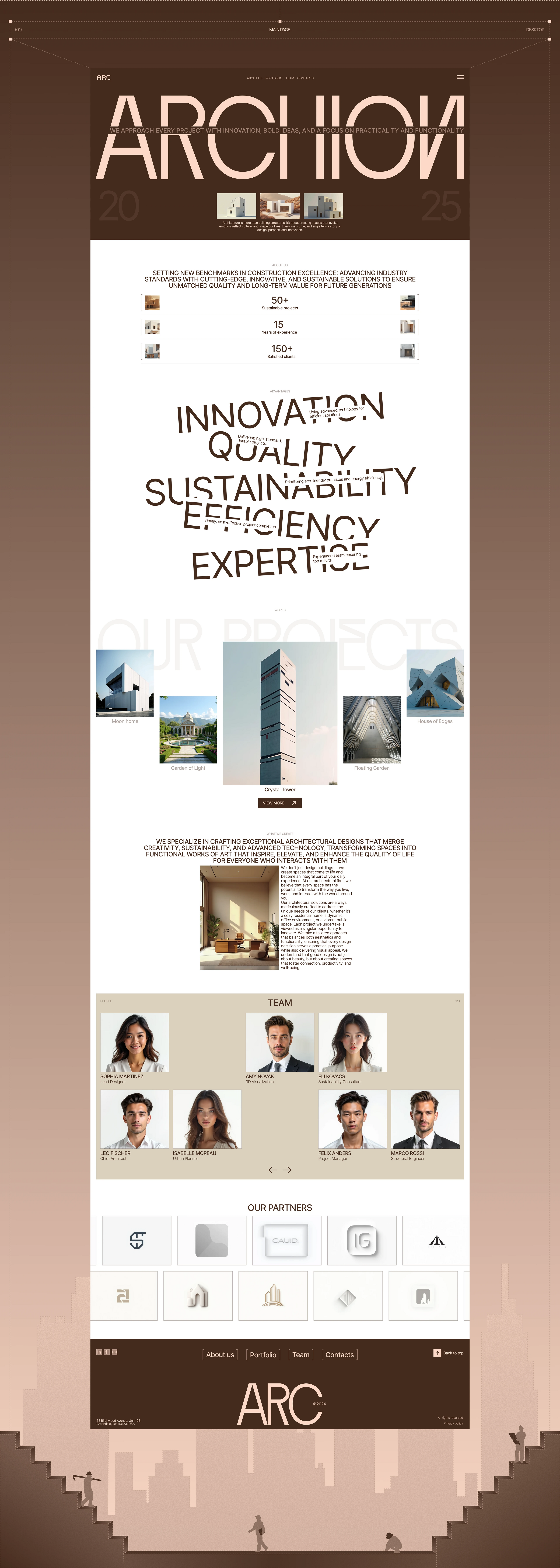 Archion | Corporate website — Изображение №3 — Интерфейсы, Графика на Dprofile