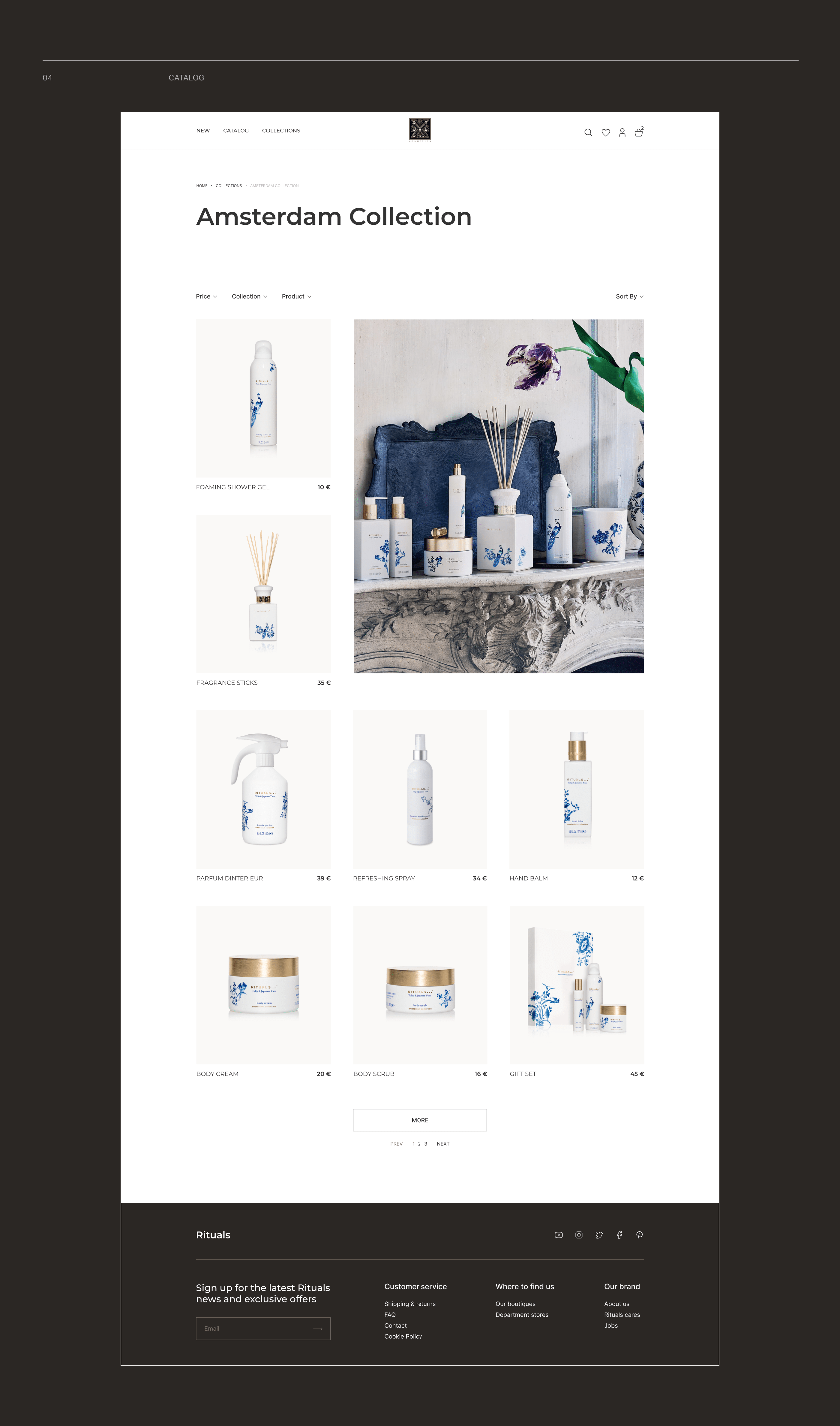 Rituals - redesign concept — Изображение №6 — Интерфейсы на Dprofile